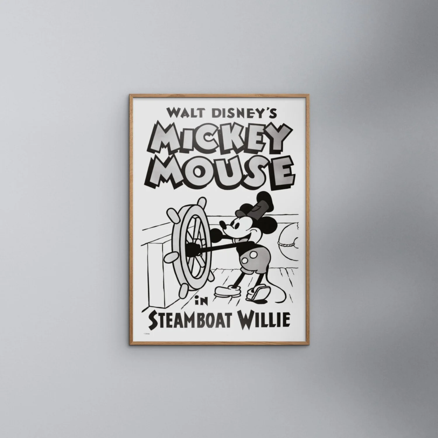 Poster & Frame Disney - Mickey In Steamboat Willie - Image 2