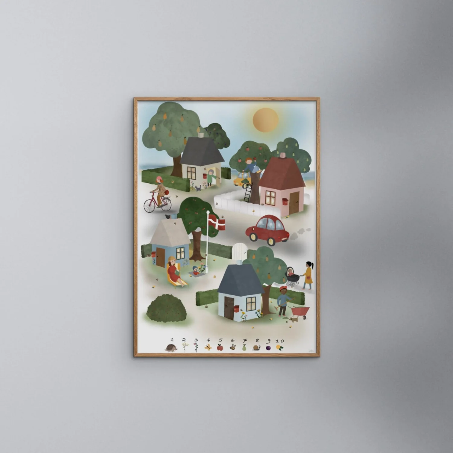 Poster & Frame Willero Illustration - Lille By - Image 2