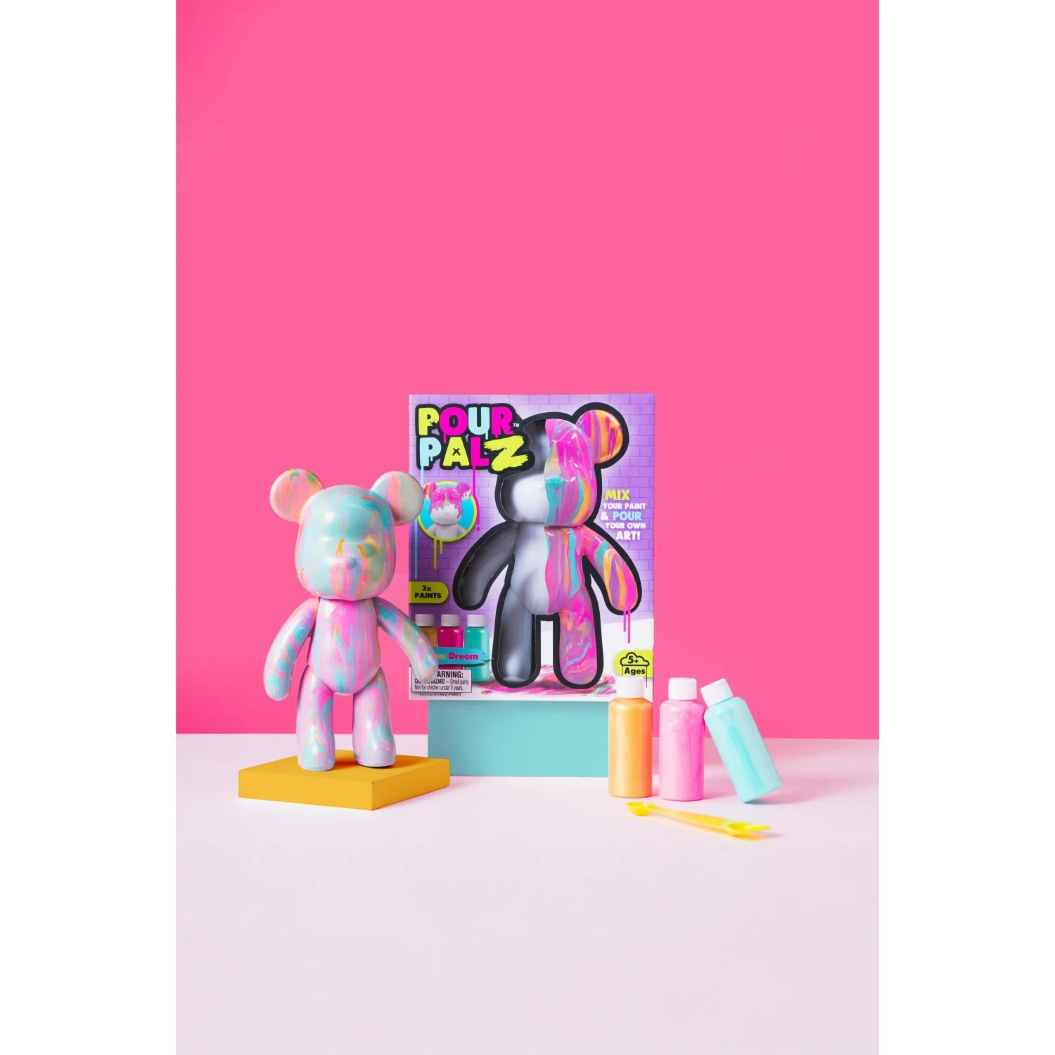 Pour Palz Diy Paint Bear Golden Dream - Image 6