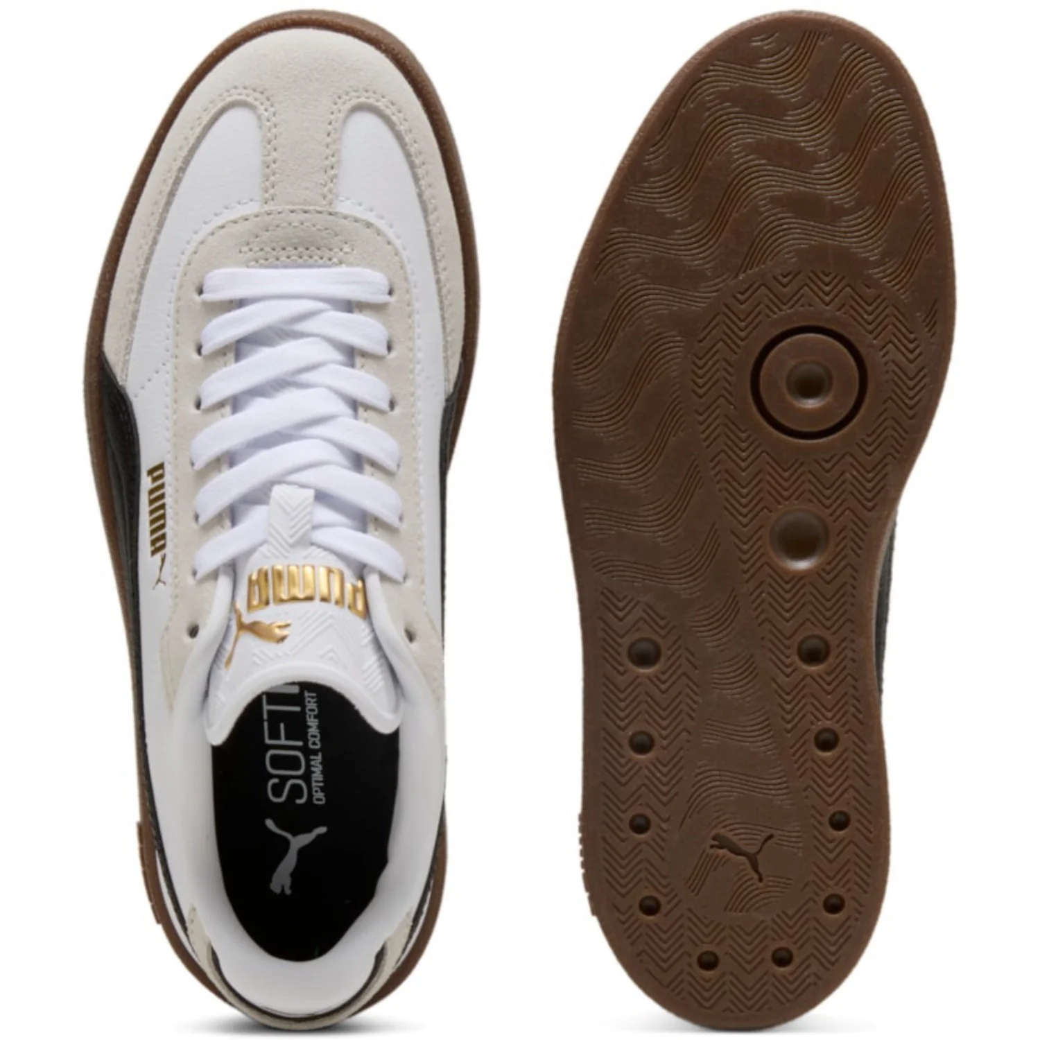 Puma White Club II Era Jr Sneakers - Image 6