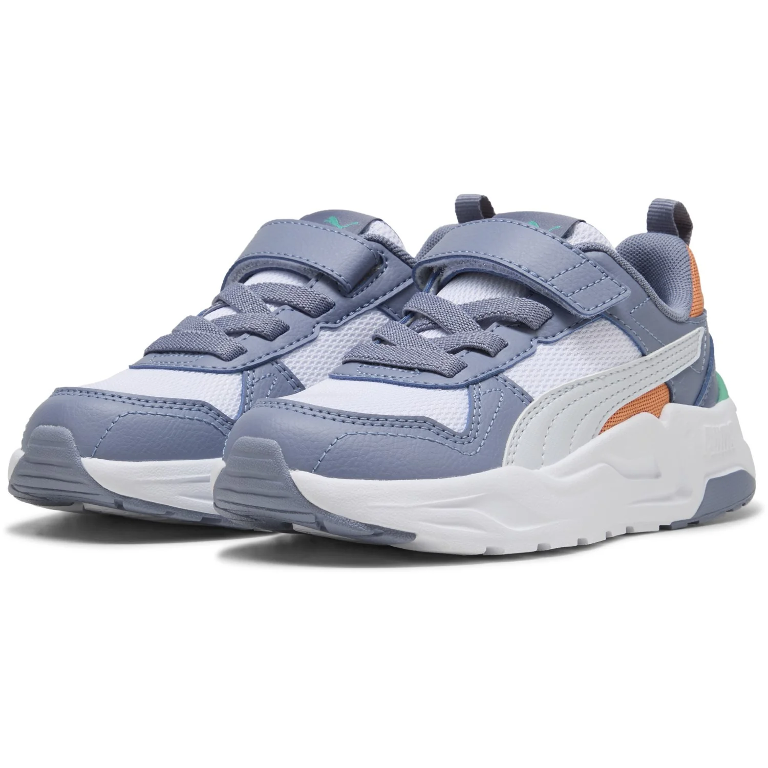 Puma White-Silver Mist-Gray Sky Trinity 2 LT AC+ PS