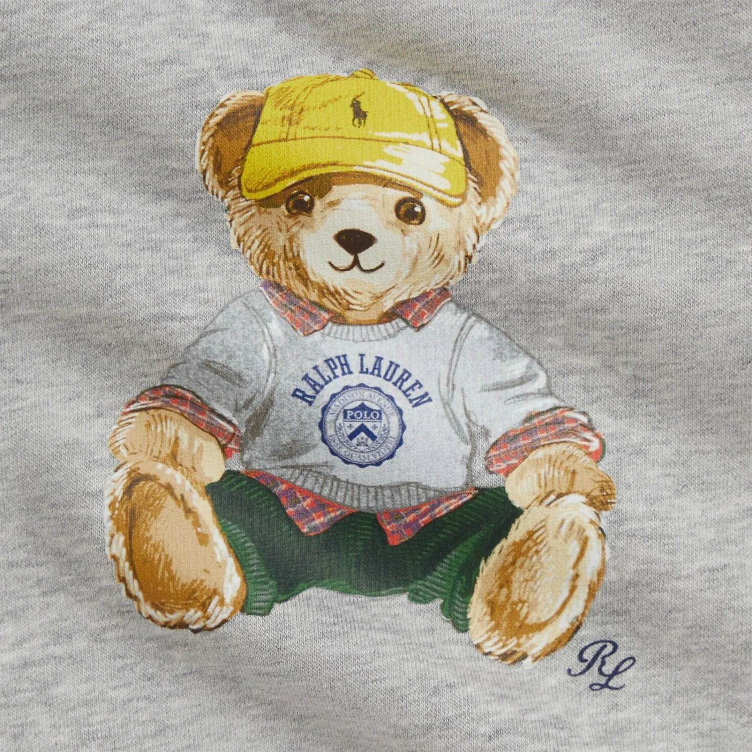 Ralph Lauren Baby Lt Grey Heather Baby Boy Sweatshirt - Image 2