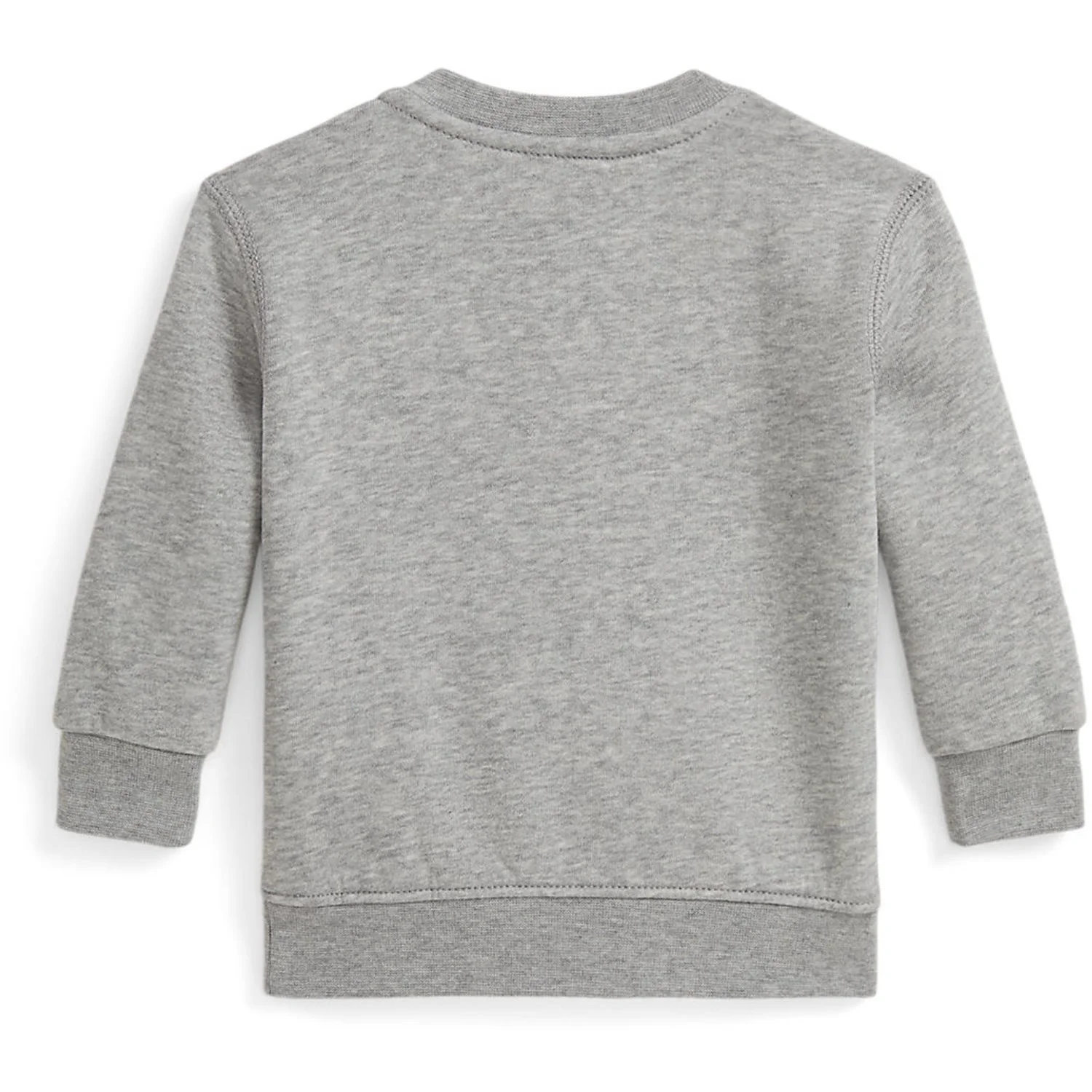 Ralph Lauren Baby Lt Grey Heather Baby Boy Sweatshirt - Image 3