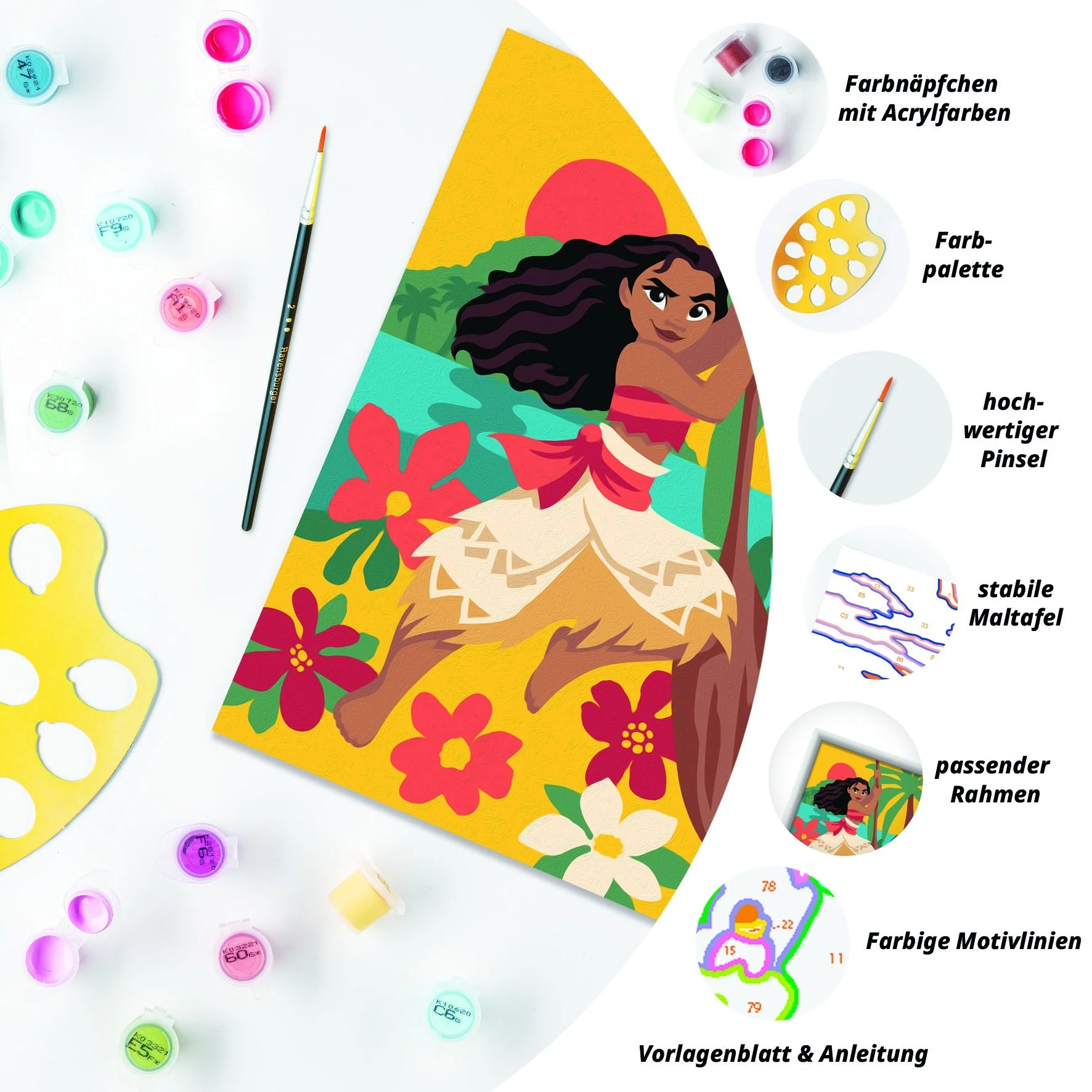 Ravensburger CreArt Vaiana‘s Adventures - Image 5