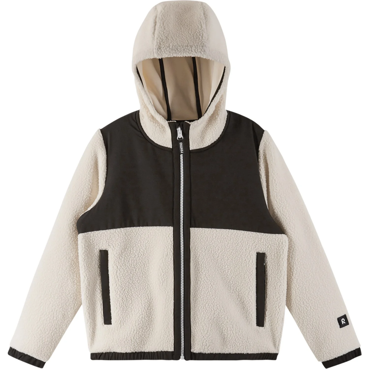 Reima Light Beige Turbo Light Beige Fleece hoodie