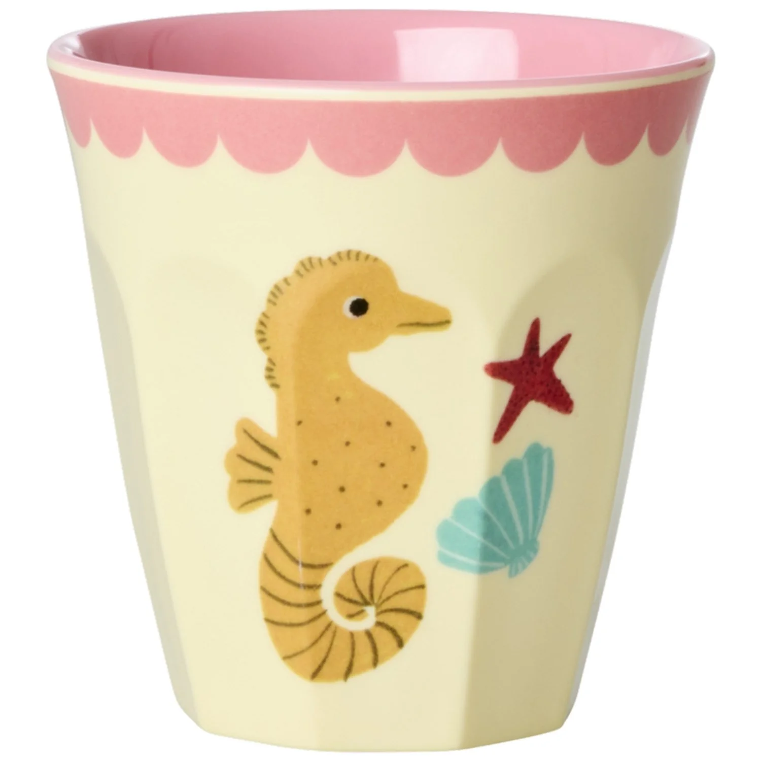 Rice Coral Ocean Print Melamine Kopper Small 6 Pak 160 Ml - Image 3