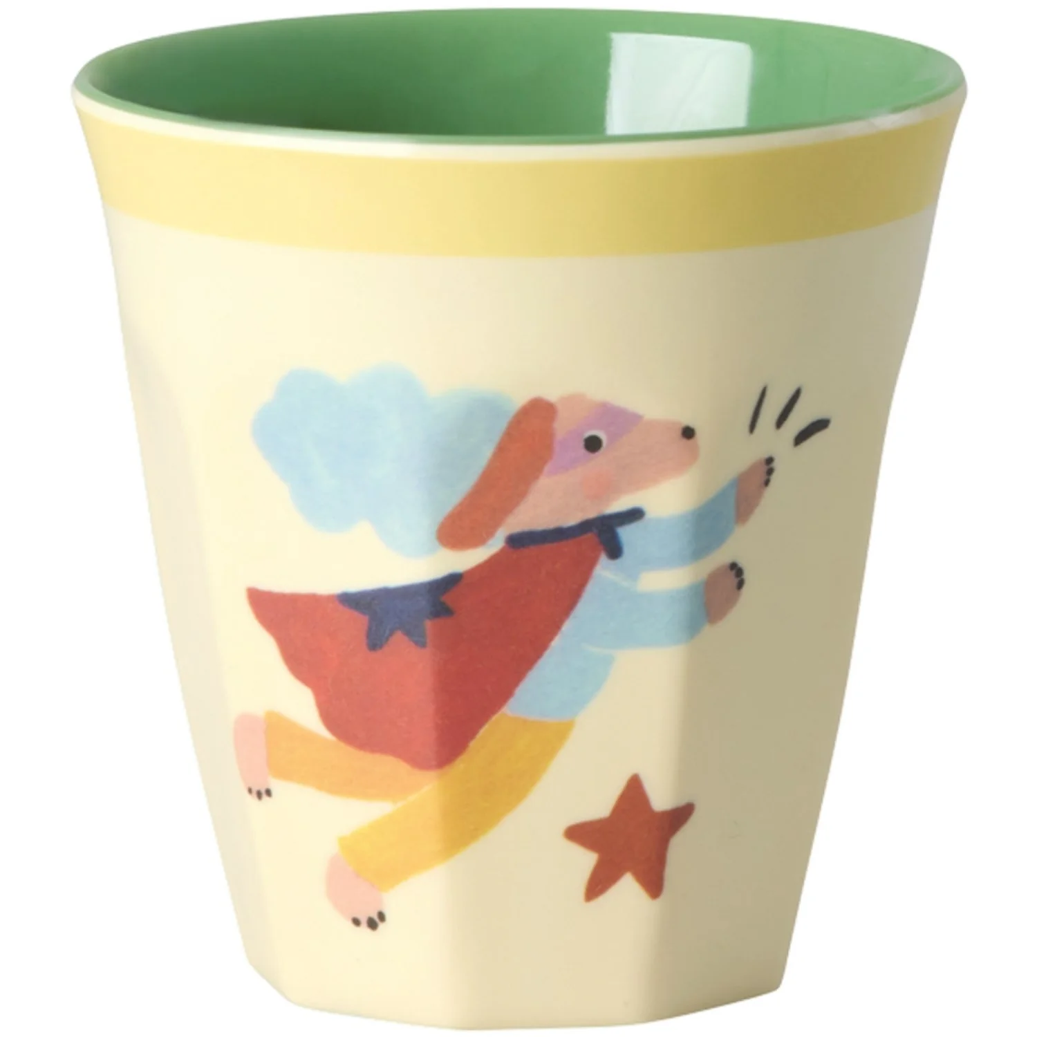 Rice Melamin Kids Kop Med Hero Print - Green - Small - 6 Pak - 160 Ml - Image 7