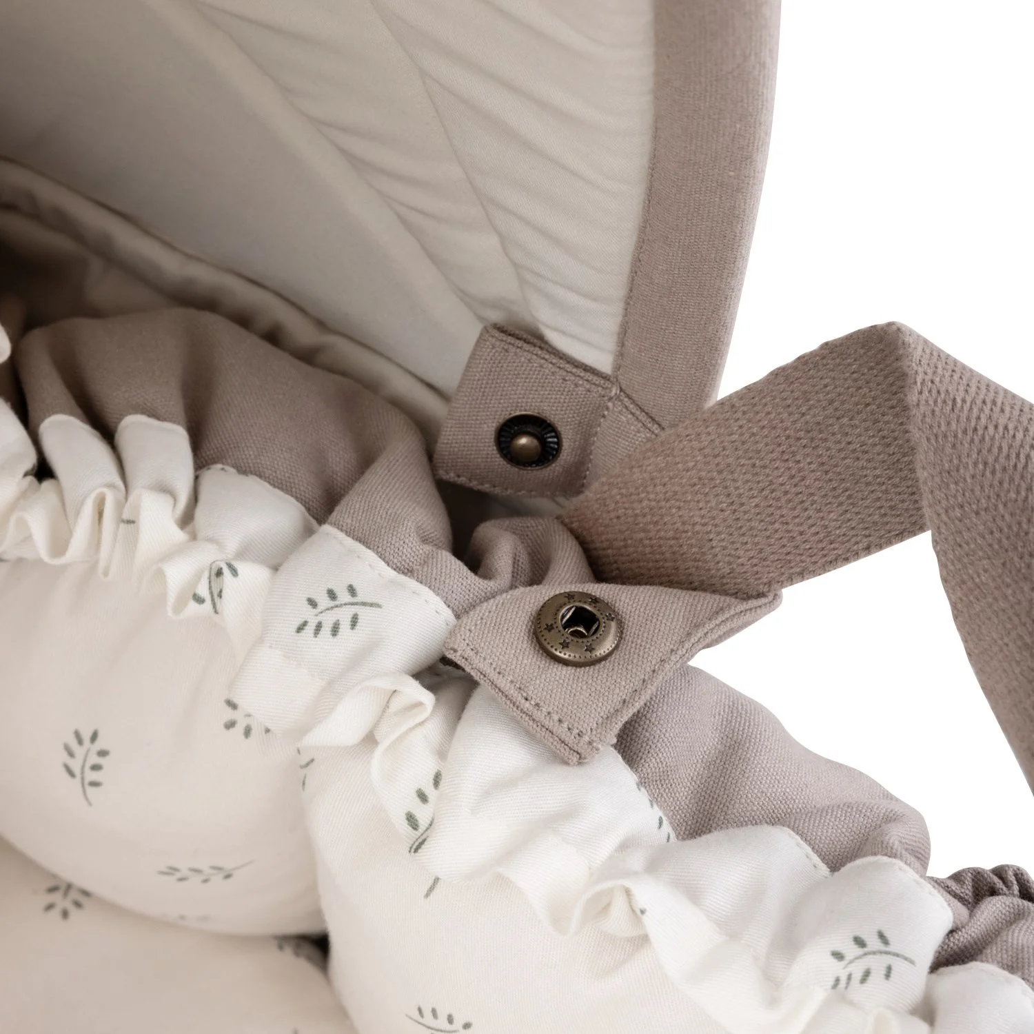 Sebra Jetty Beige Hætte Til 3-In-1 Baby Nest - Image 2