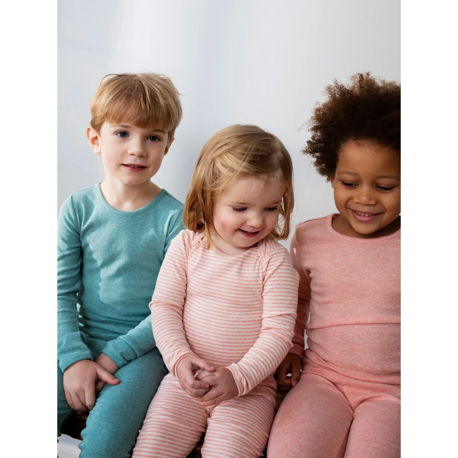 Serendipity Coral/Offwhite Baby Body Stripe - Image 2