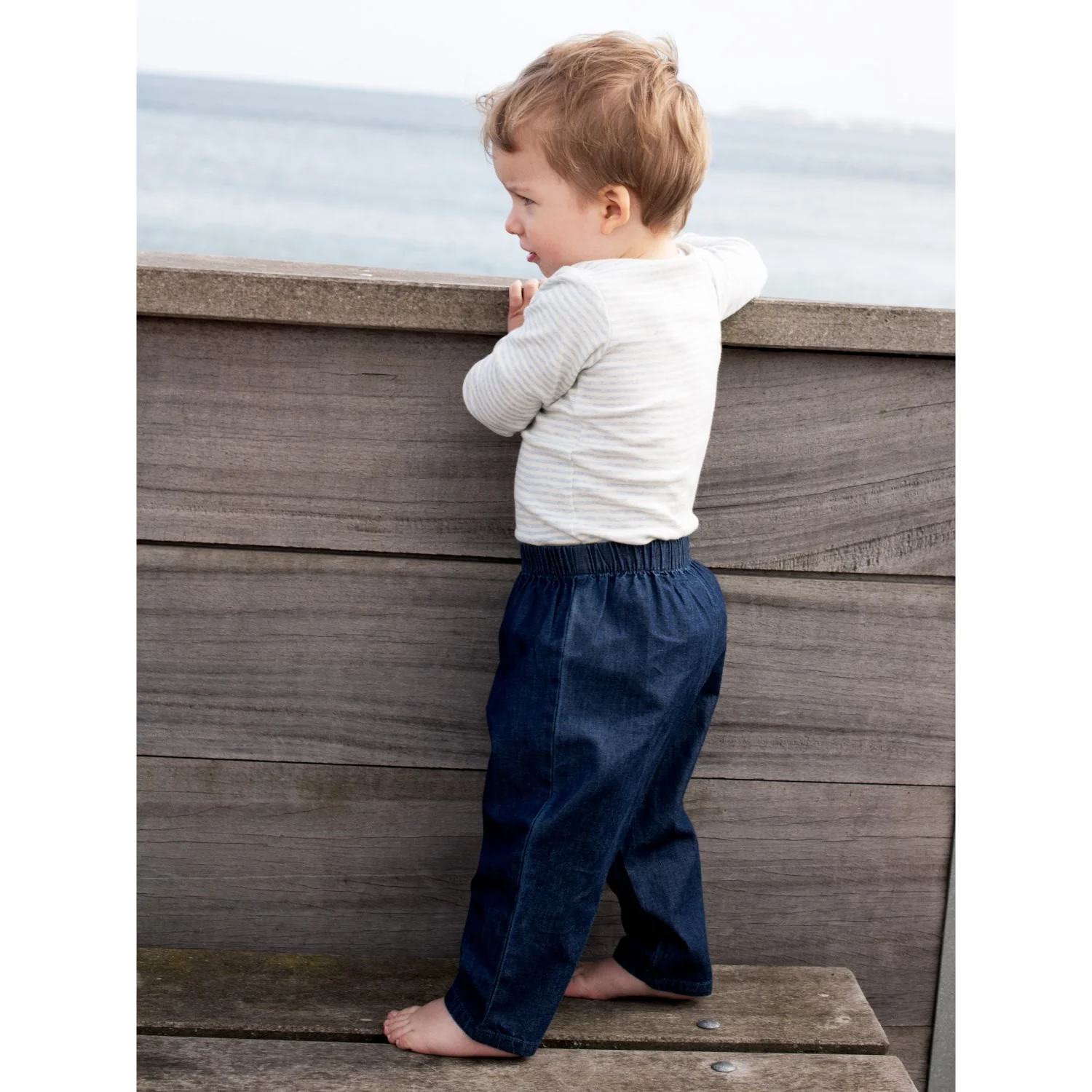 Serendipity Mist/Offwhite Baby Body Stripe - Image 2
