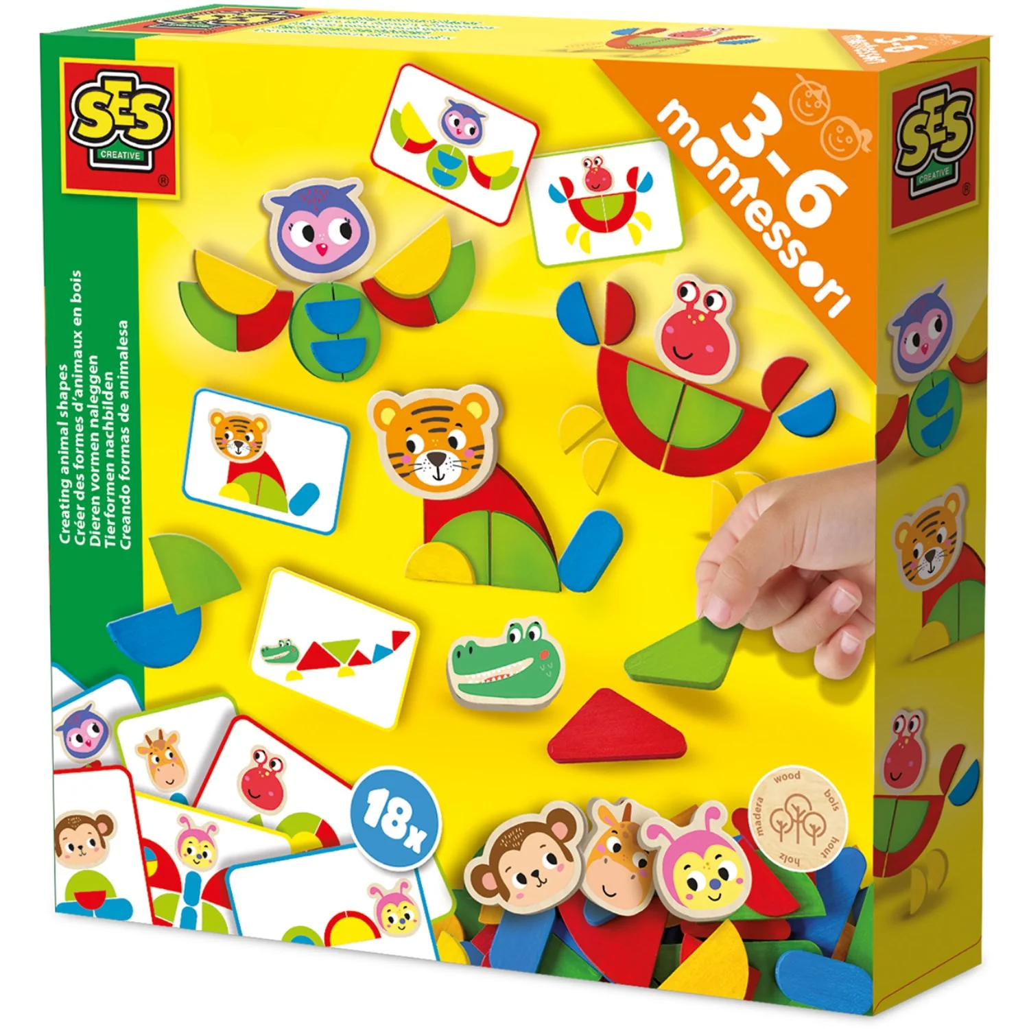 SES Creative Montessori Kreativt Dyresæt