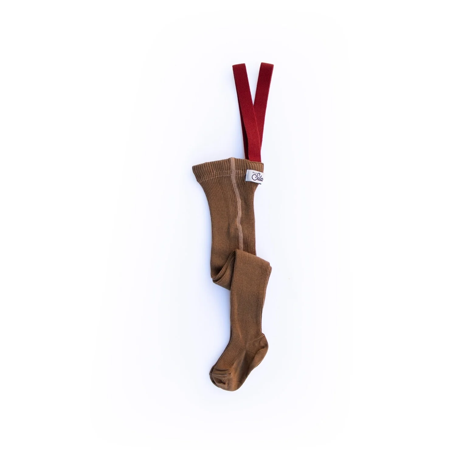 Silly Silas Acorn Brown With Maple Leaf Footed Strømpebukser Christmas Edition - Image 22