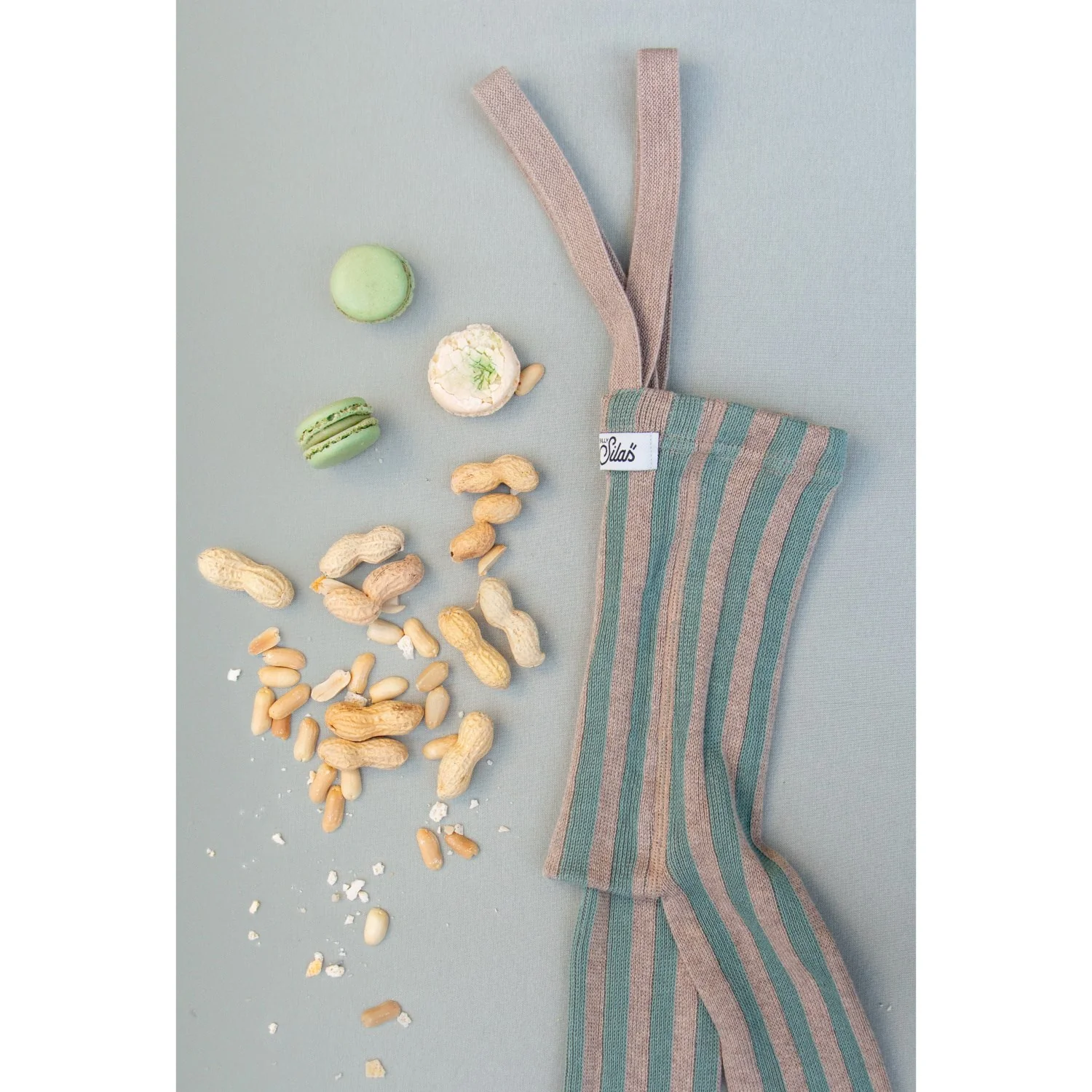 Silly Silas Matcha X Peanut Striped Footless Strømpebukser Special Edition - Image 25