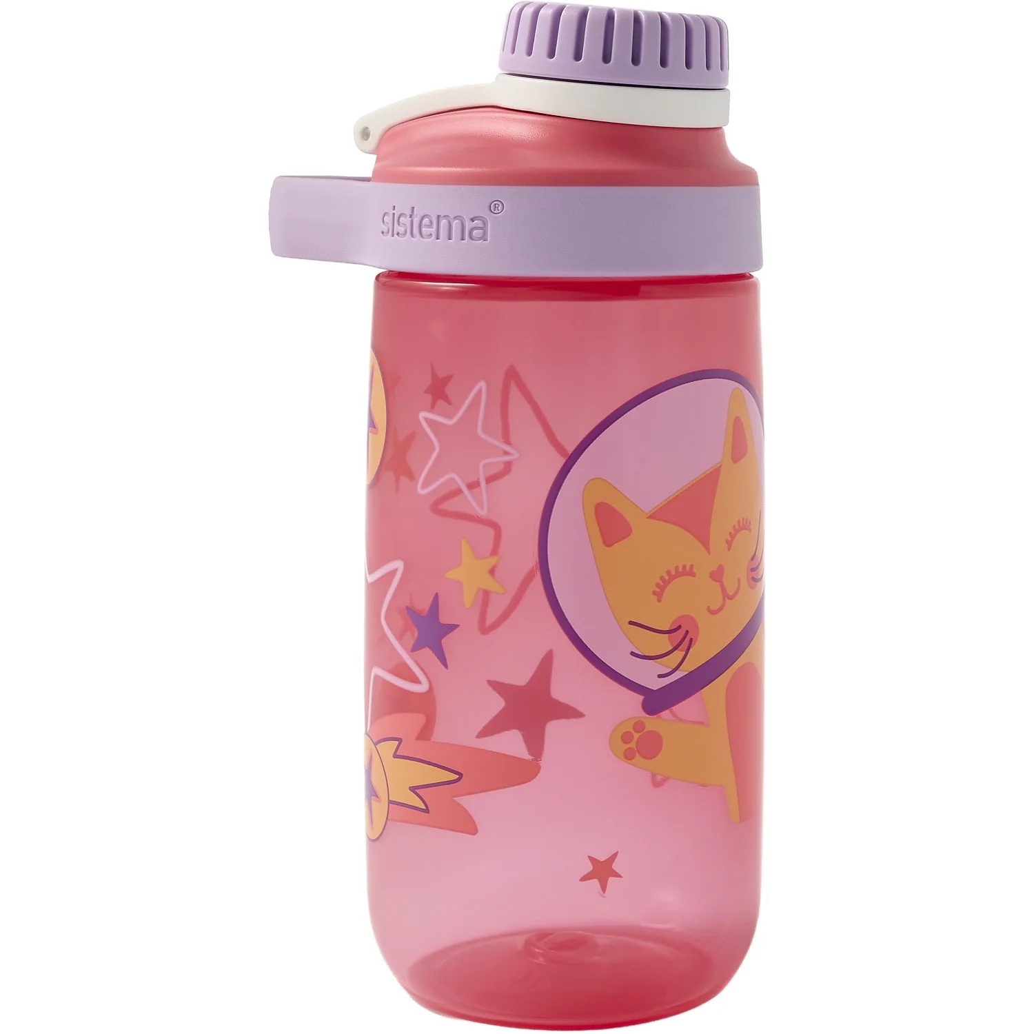 Sistema Space Kitty – Popsicle Kids Design Easy Flow Chug 500ml - Image 3