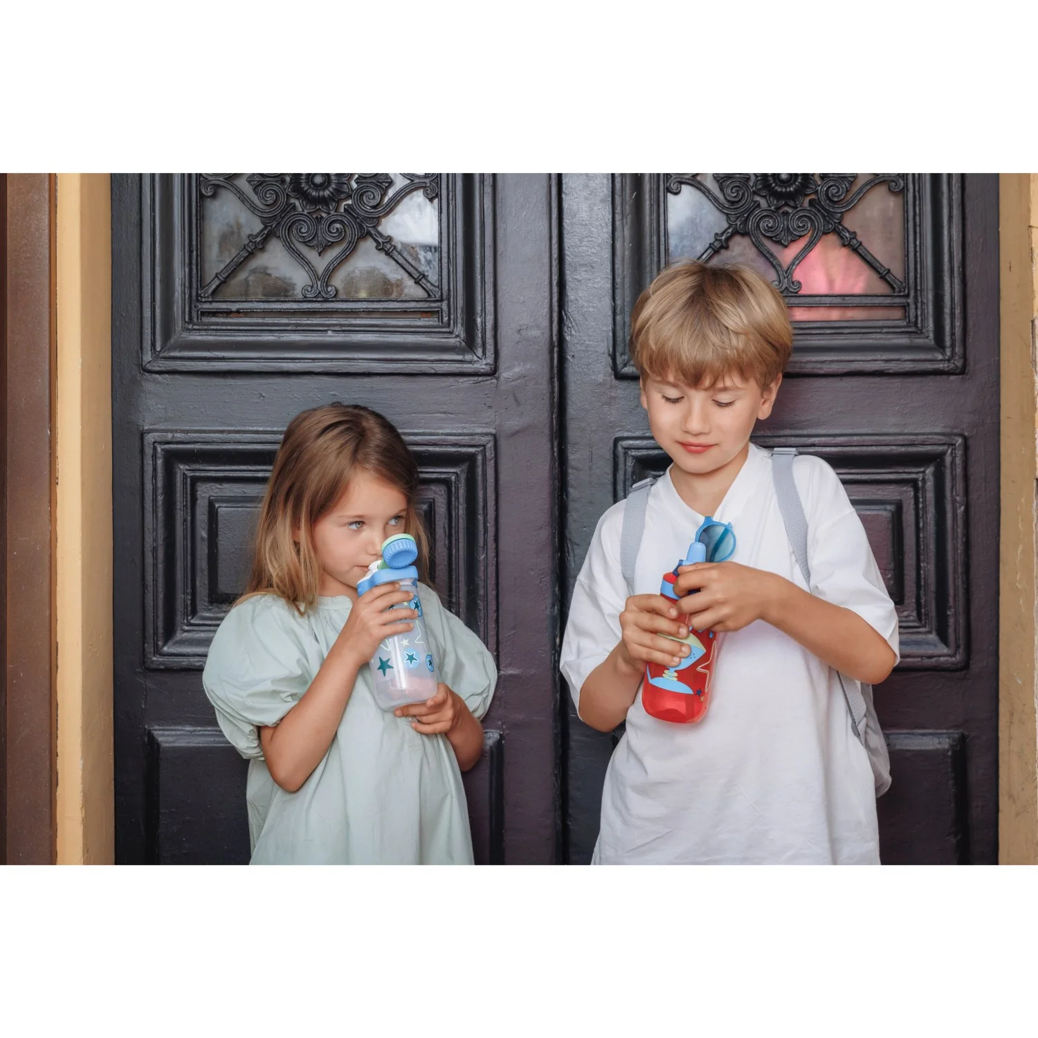 Sistema Space Kitty – White Kids Design Easy Flow Chug 500ml - Image 6
