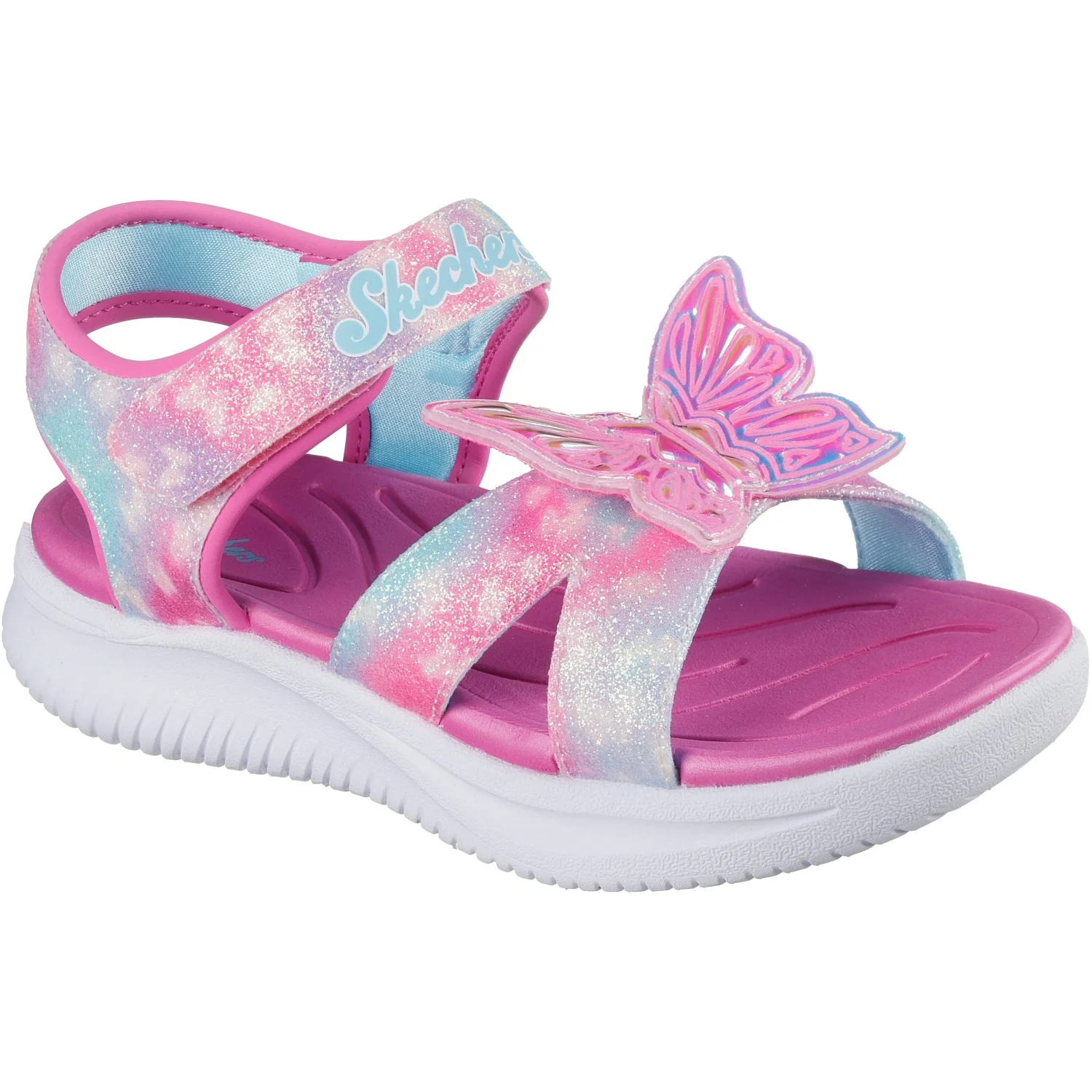 Skechers Pink Jumpsters Sandal – Butterfly Brights
