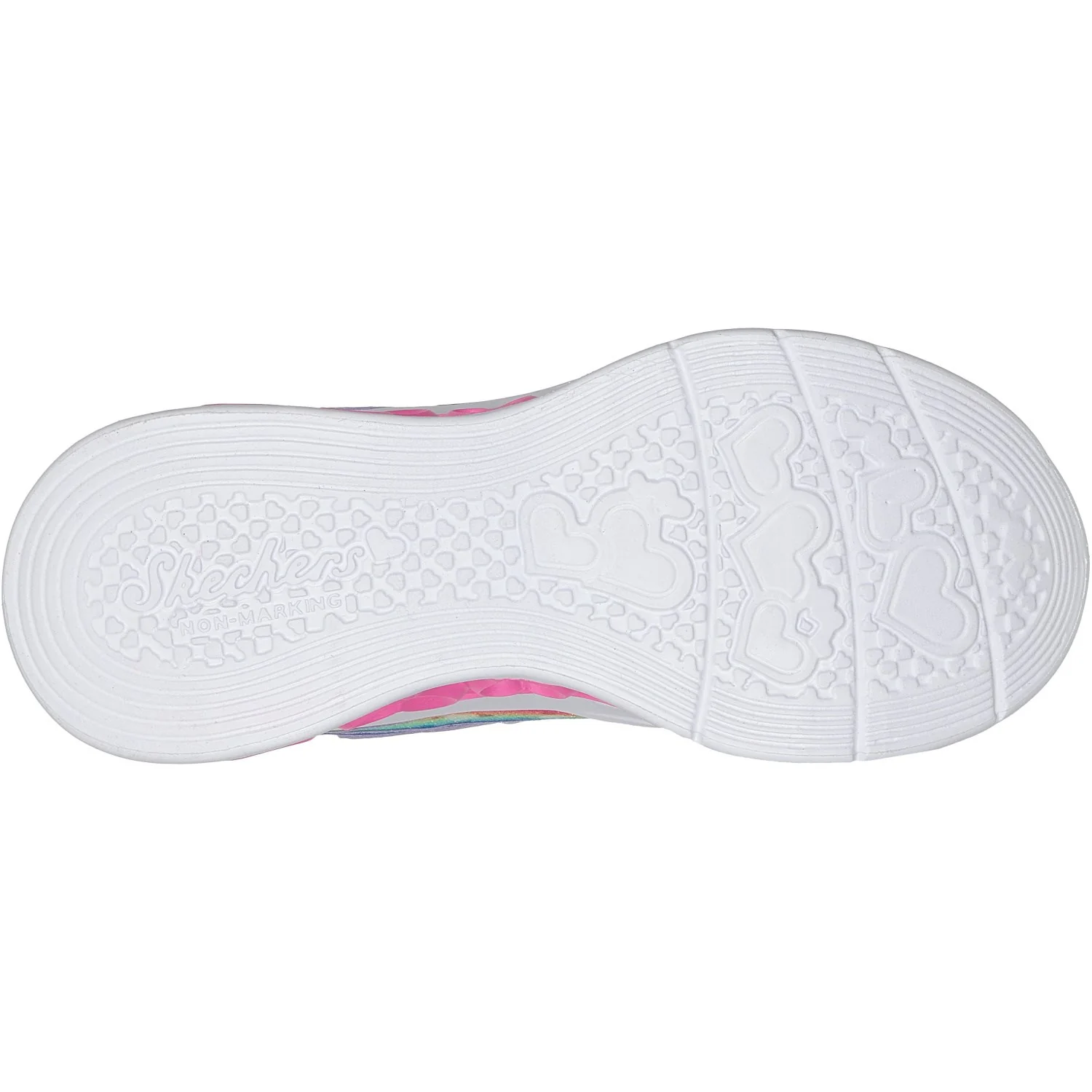 Skechers Purple Flutter Heart Lights Groovy Swirl - Image 6
