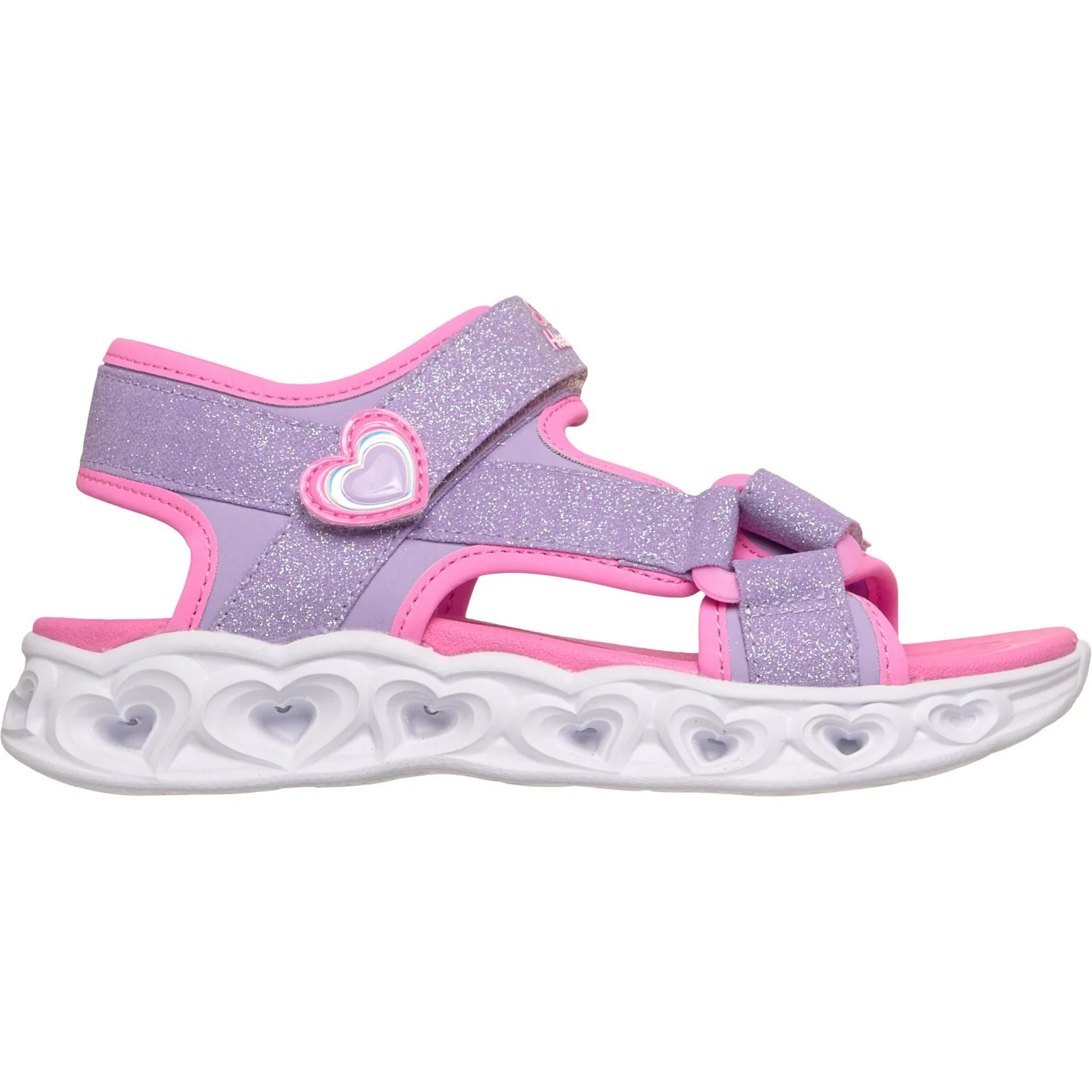 Skechers Purple Heart Lights Sandaler - Image 2