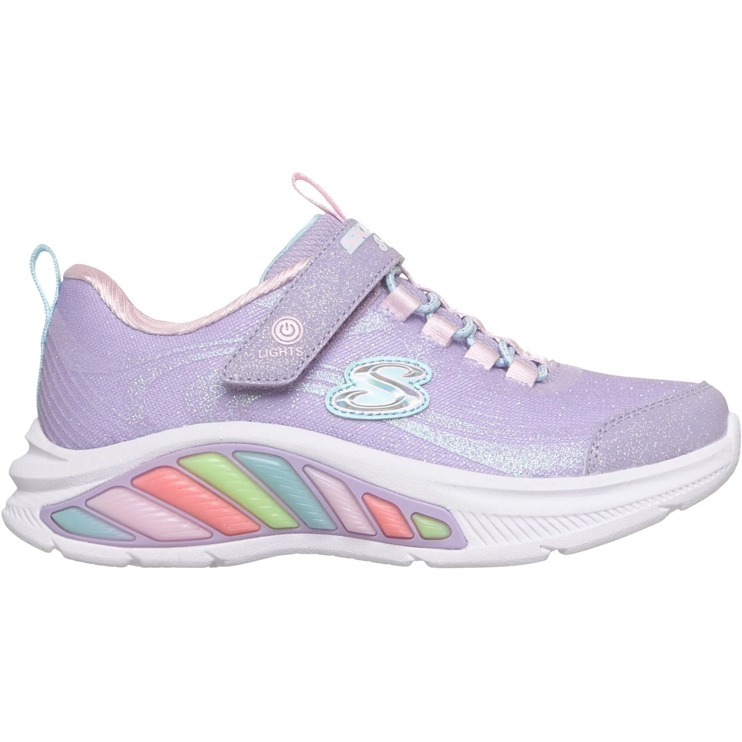 Skechers Purple Rainbow Cruisers - Glitzy Glow - Image 2