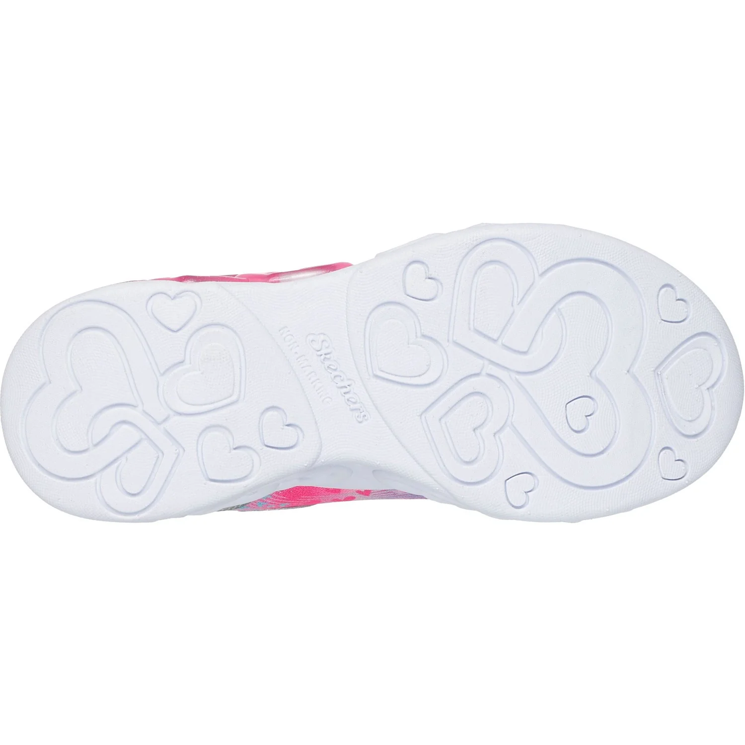 Skechers Silver Infinite Heart Lights - Heart Jewels - Image 6