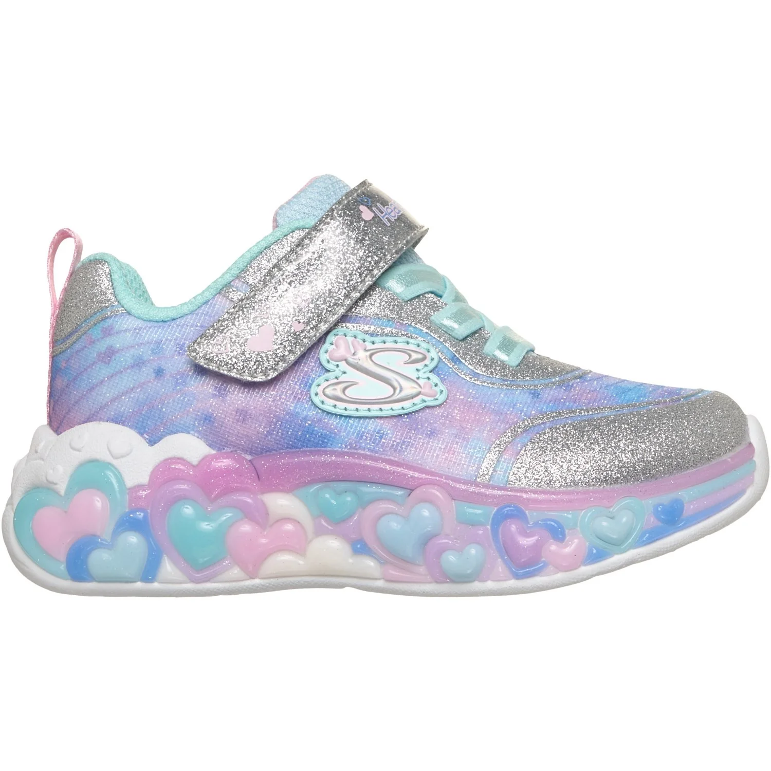 Skechers Silver S-Lights: Eternal Heart Lights - Image 2