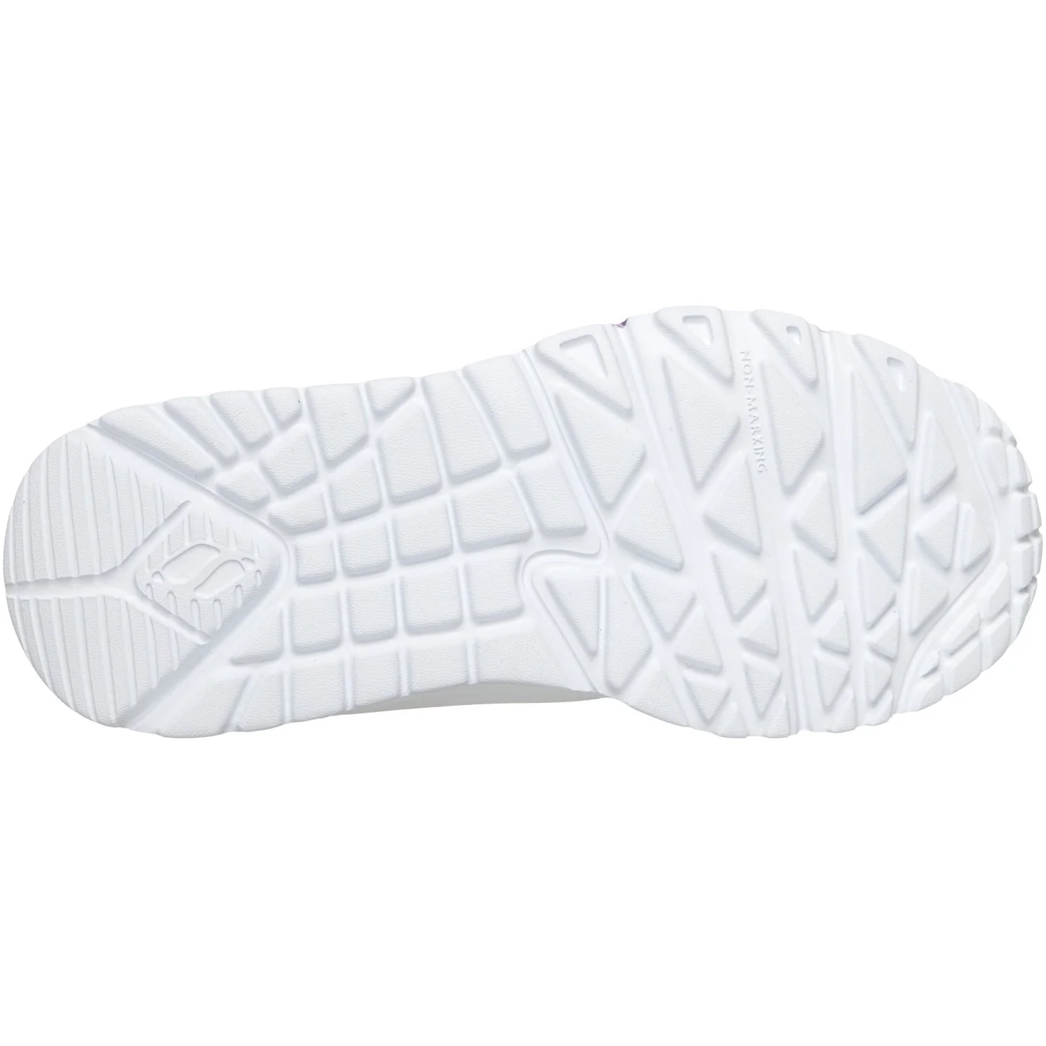 Skechers White JGoldcrown: UNO Lite - Metallic Joy - Image 6