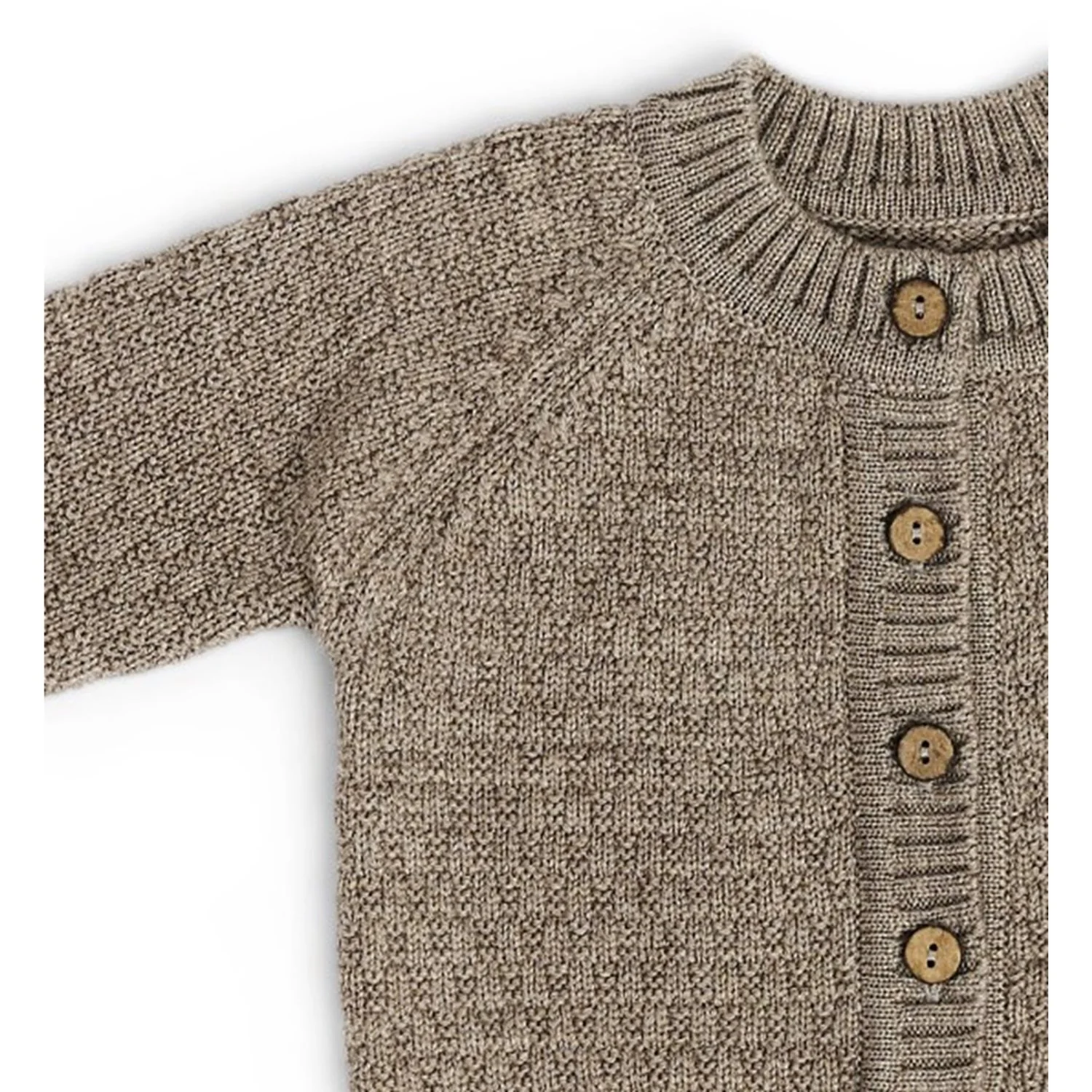Smallstuff Nature Melange Buksedragt Square Strik Merino Uld - Image 3
