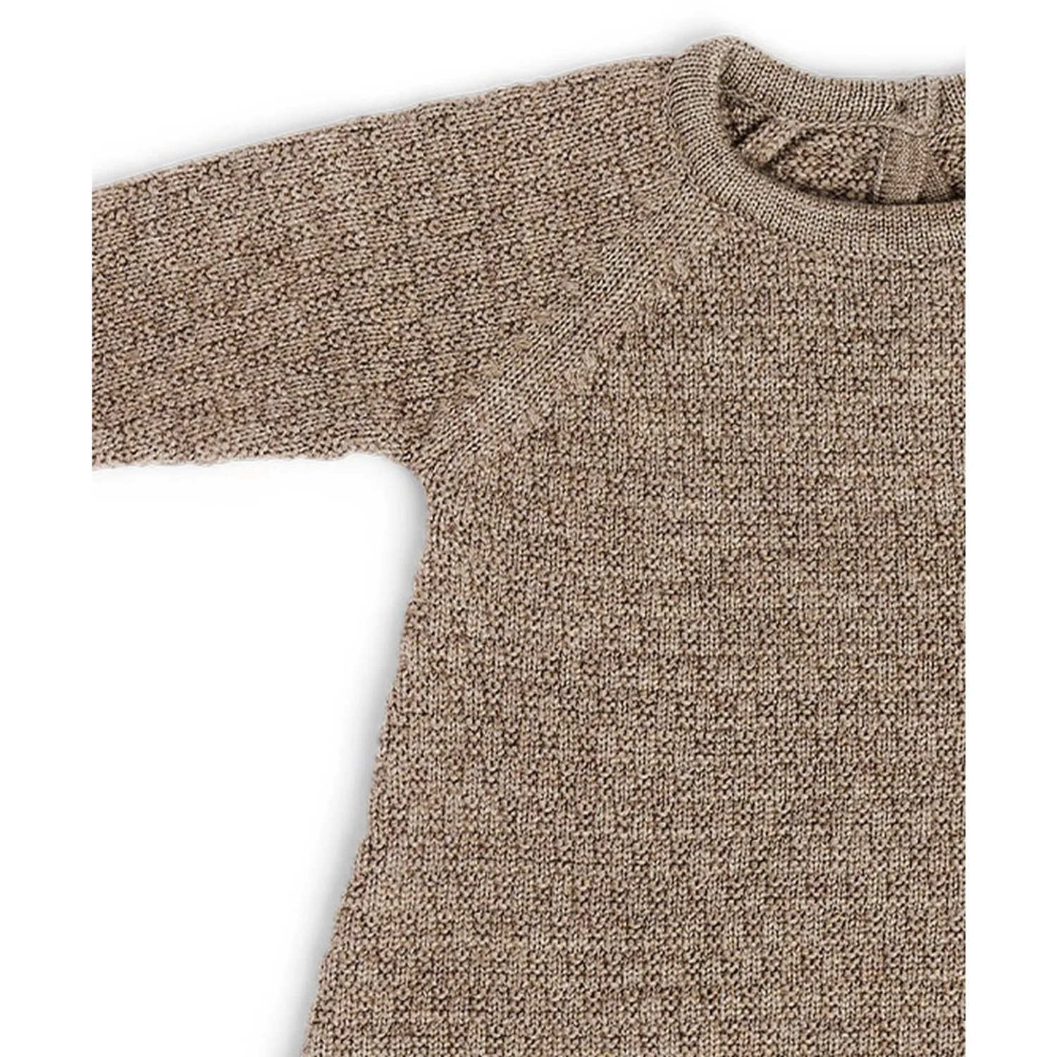 Smallstuff Nature Melange Kjole Square Strik Merino Uld - Image 3