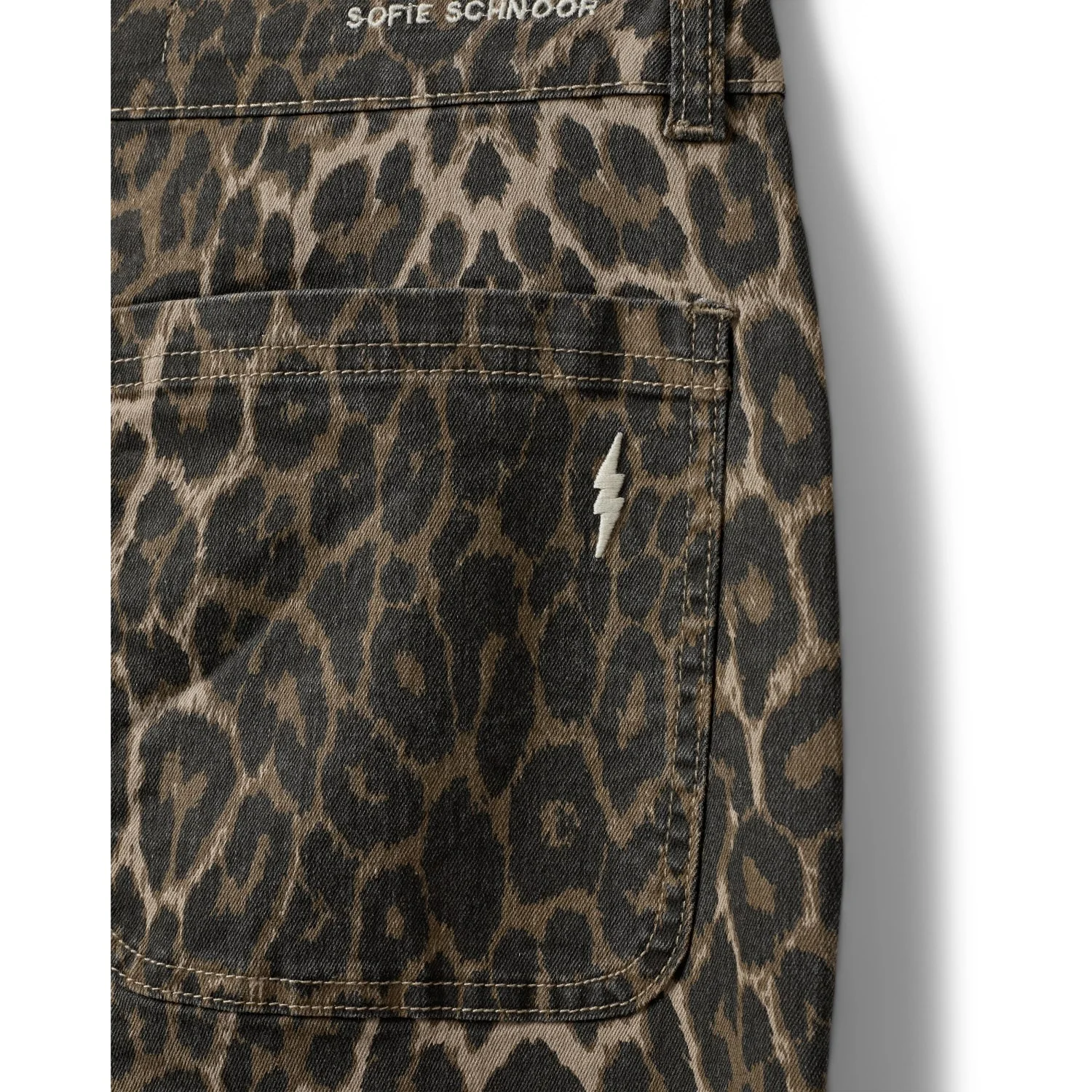 Sofie Schnoor Light Brown Leopard NeikaSK Jeans - Image 2