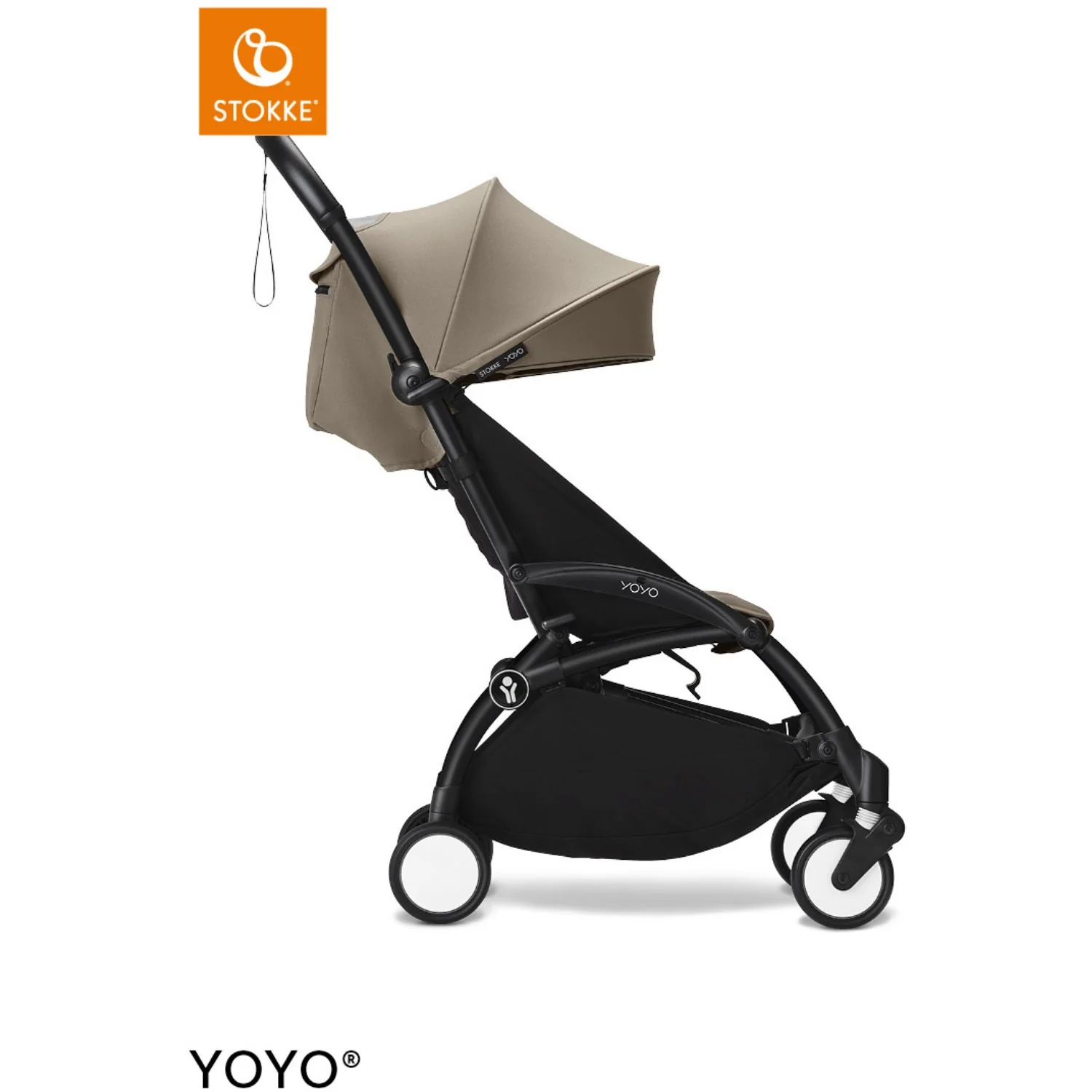Stokke® YOYO³ Klapvogn Sort/Taupe - Image 8
