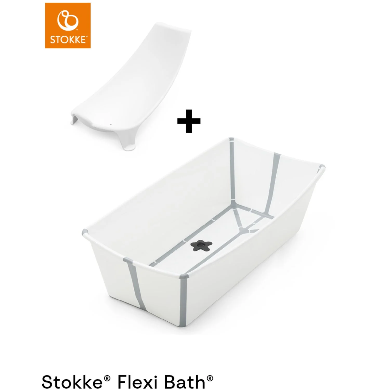 Stokke® Bundle White Flexi Bath® X-Large + Newborn Sæt Bundle - Image 3