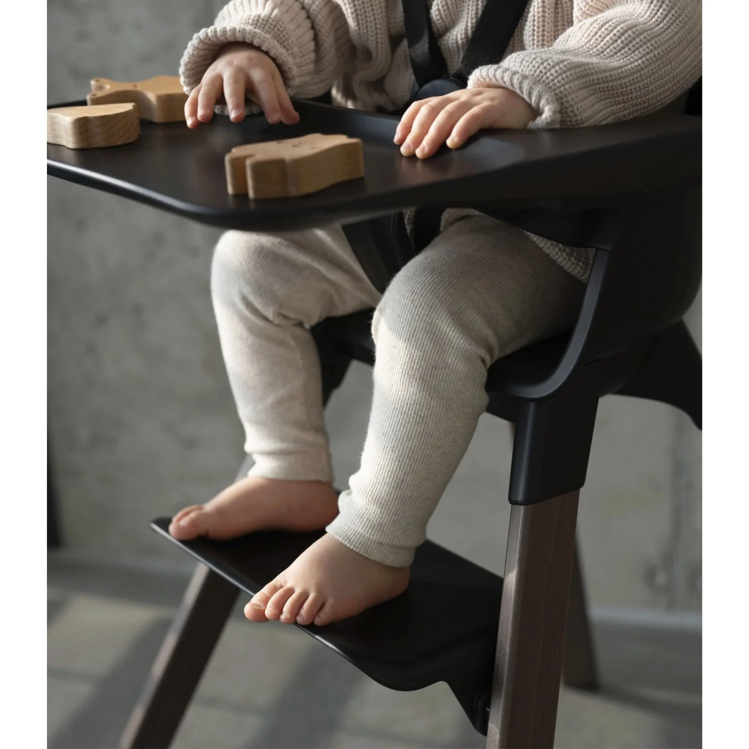 Stokke® Clikk™ Highchair Black / Warm Brown - Image 3