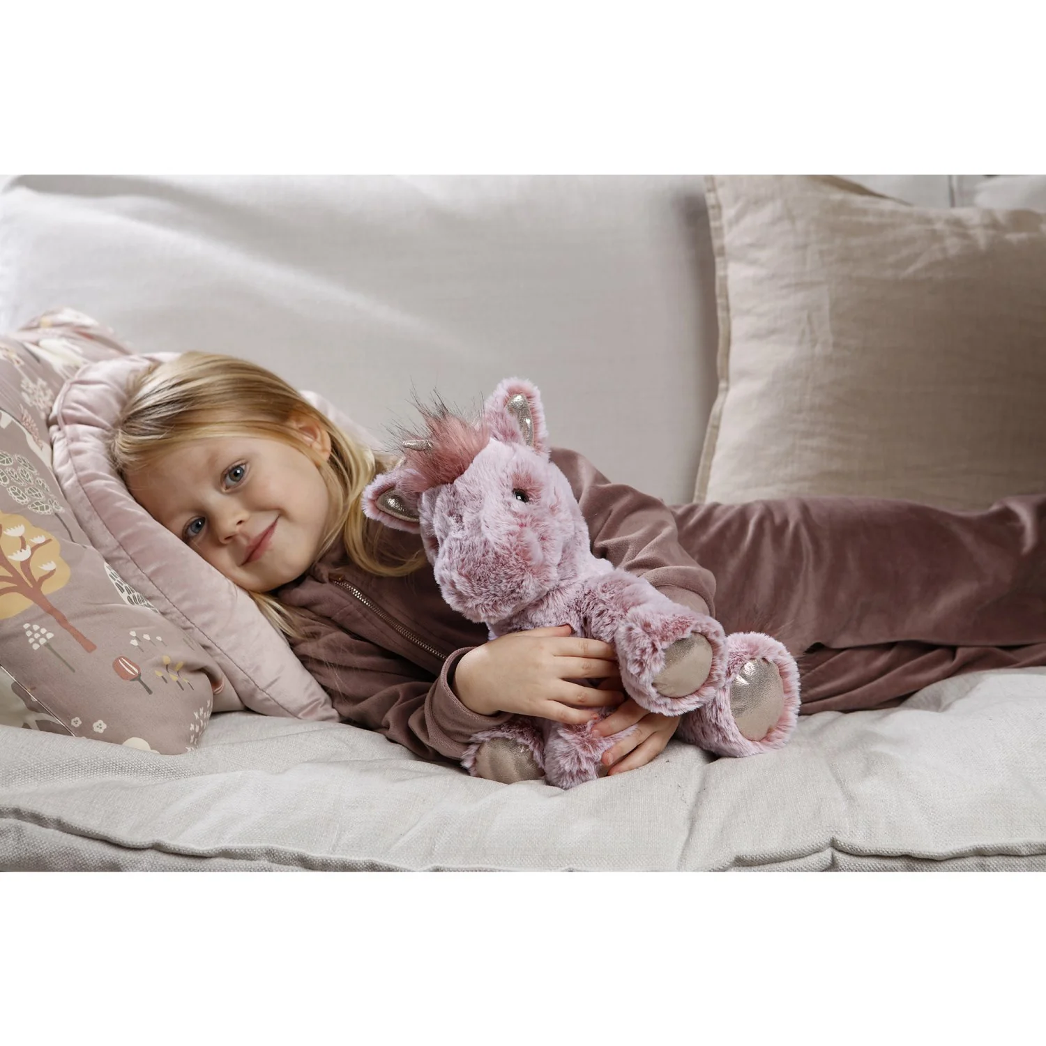 Teddykompaniet Pink Teddy Unicorns - Enhjørning Engla - Image 4