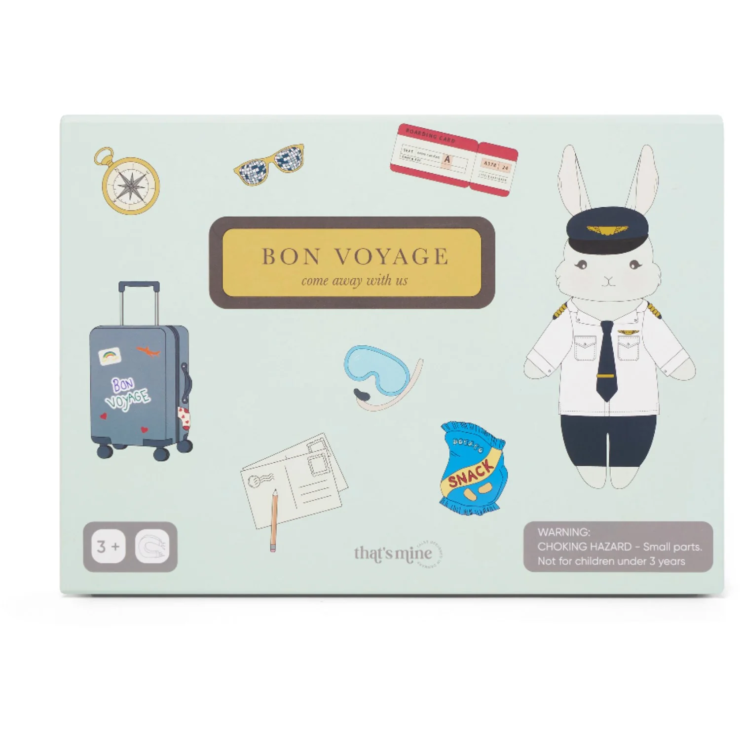 That's Mine Travel Lou Magnetic Box