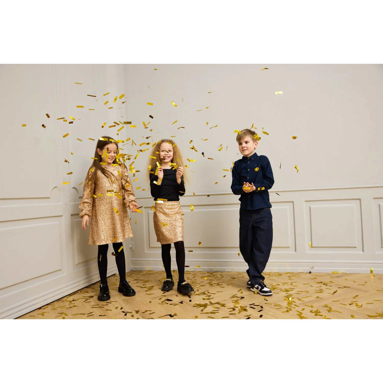 The New Gold Rupa L_S Paliet Kjole - Image 2