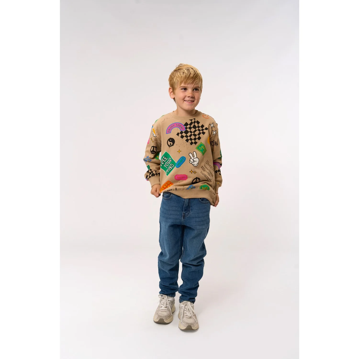 The New Humus AOP Peter Oversize Sweatshirt - Image 2