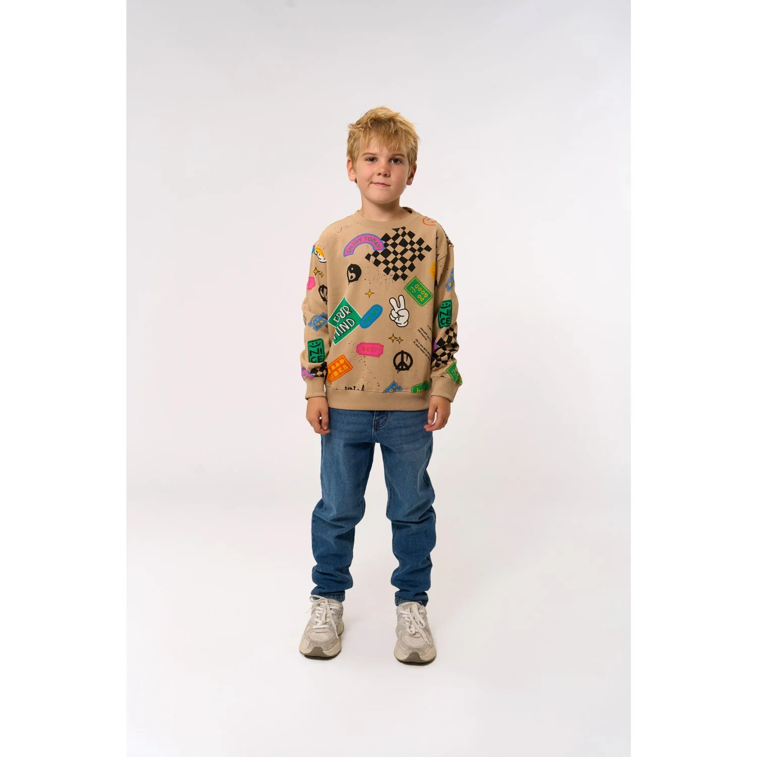 The New Humus AOP Peter Oversize Sweatshirt - Image 3
