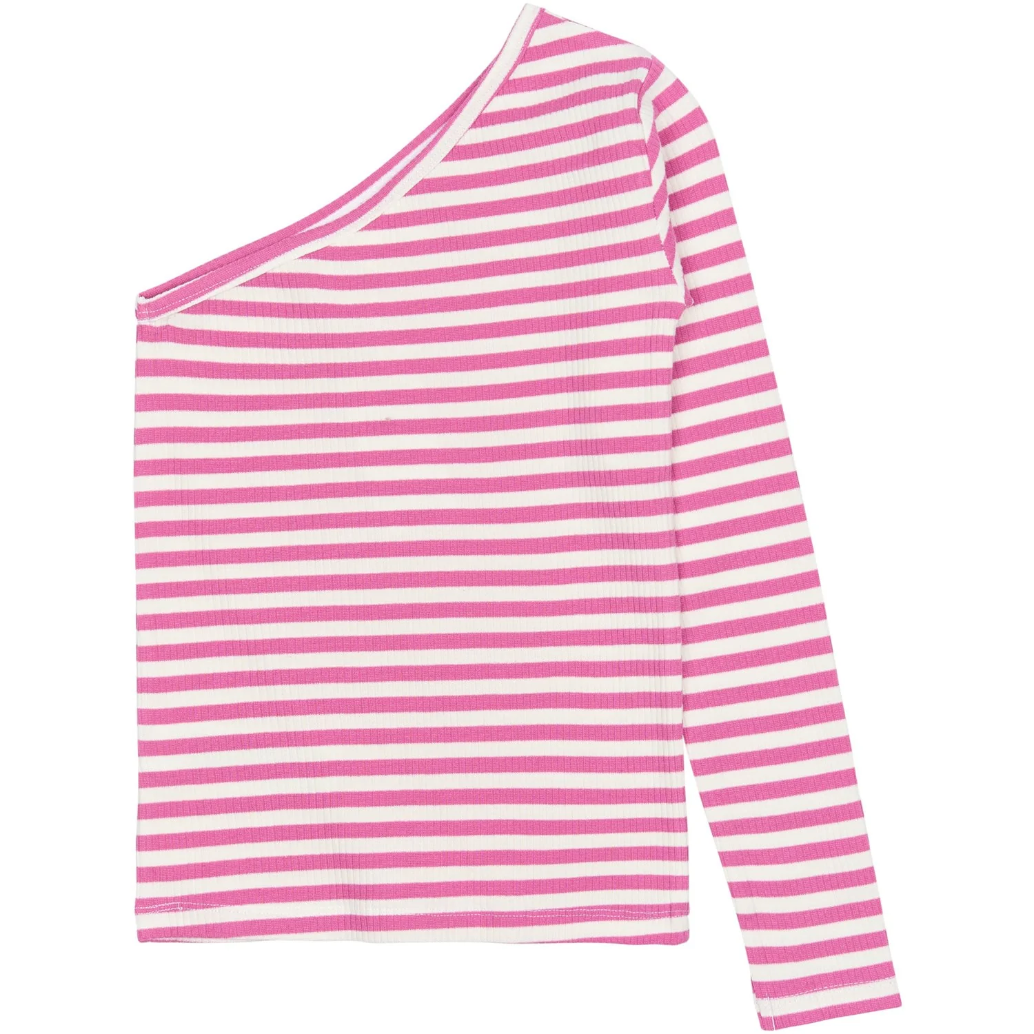 The New Ibis Rose Striped TNMoore One Shoulder Rib Tee - Image 5