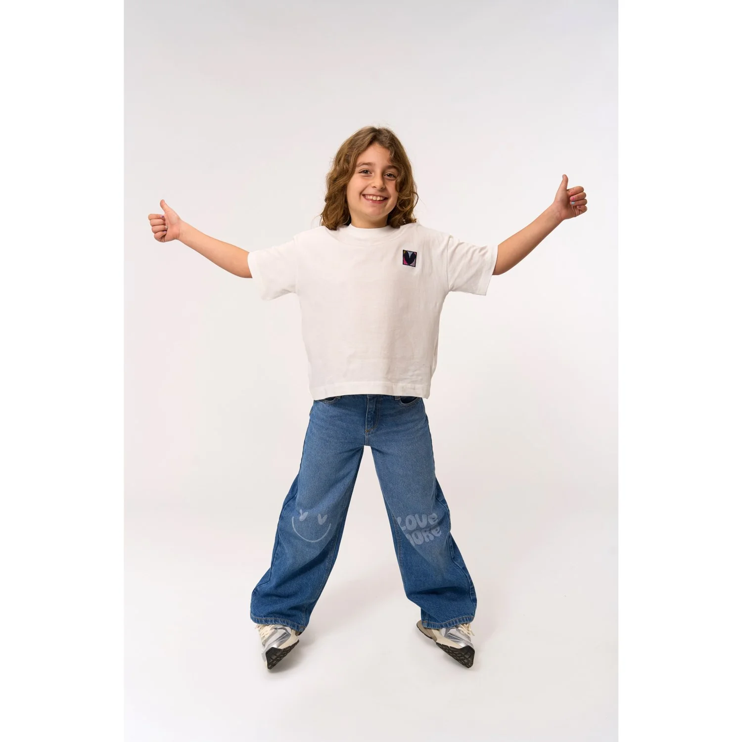 The New Medium Blue Denim TNPurity Wide Jeans - Image 2