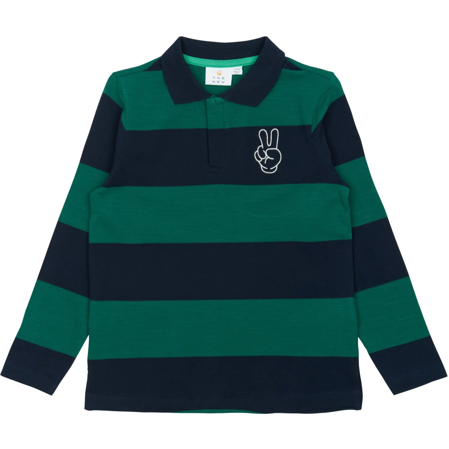 The New Navy Blazer Striped Pino L_S Pique Polo