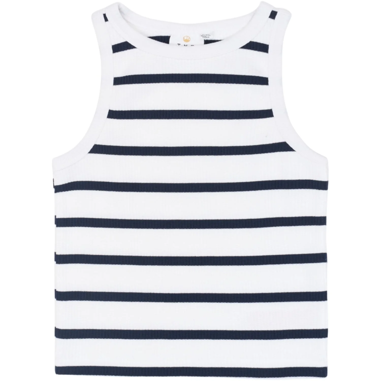 The New Navy Blazer Striped Tntish S_L Rib Top