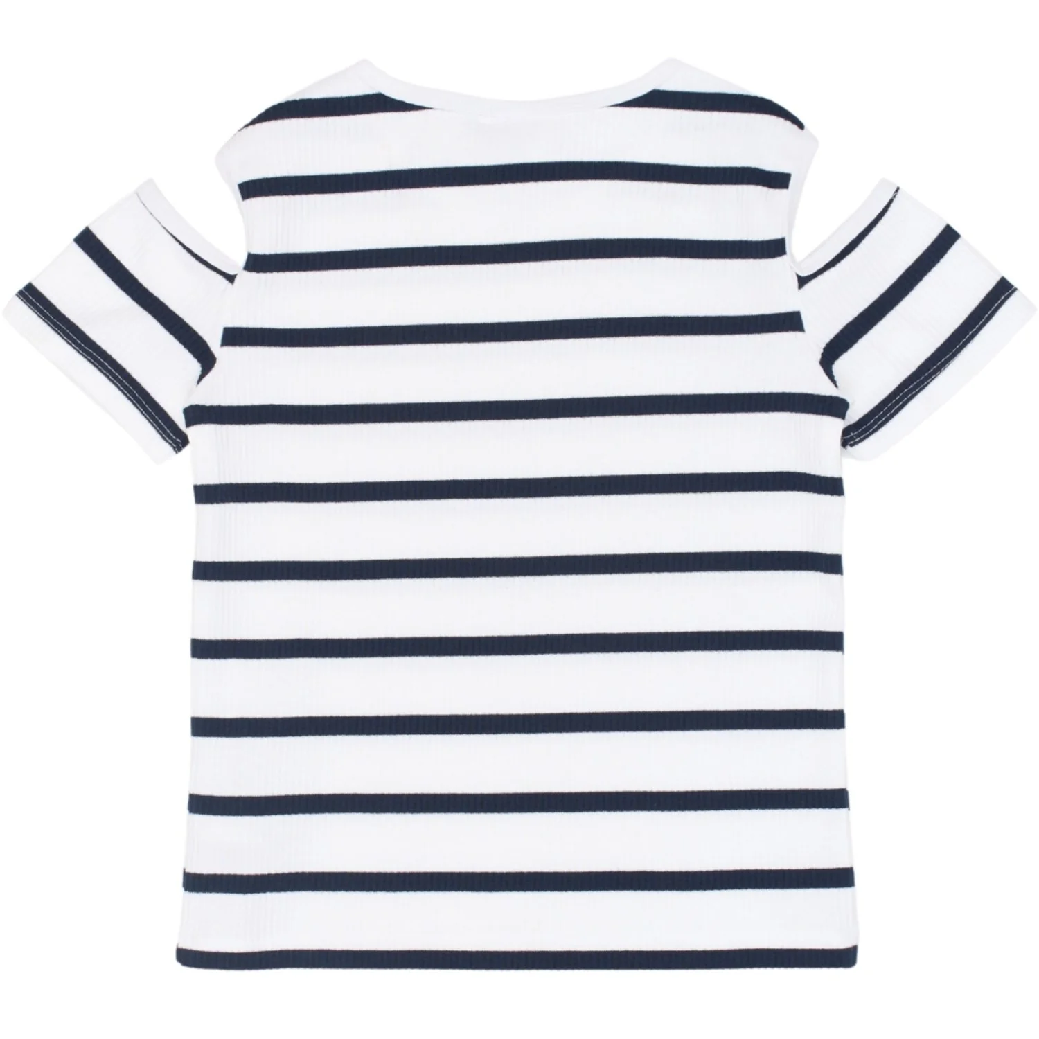 The New Navy Blazer Striped Tntish S_S Rib Tee - Image 4