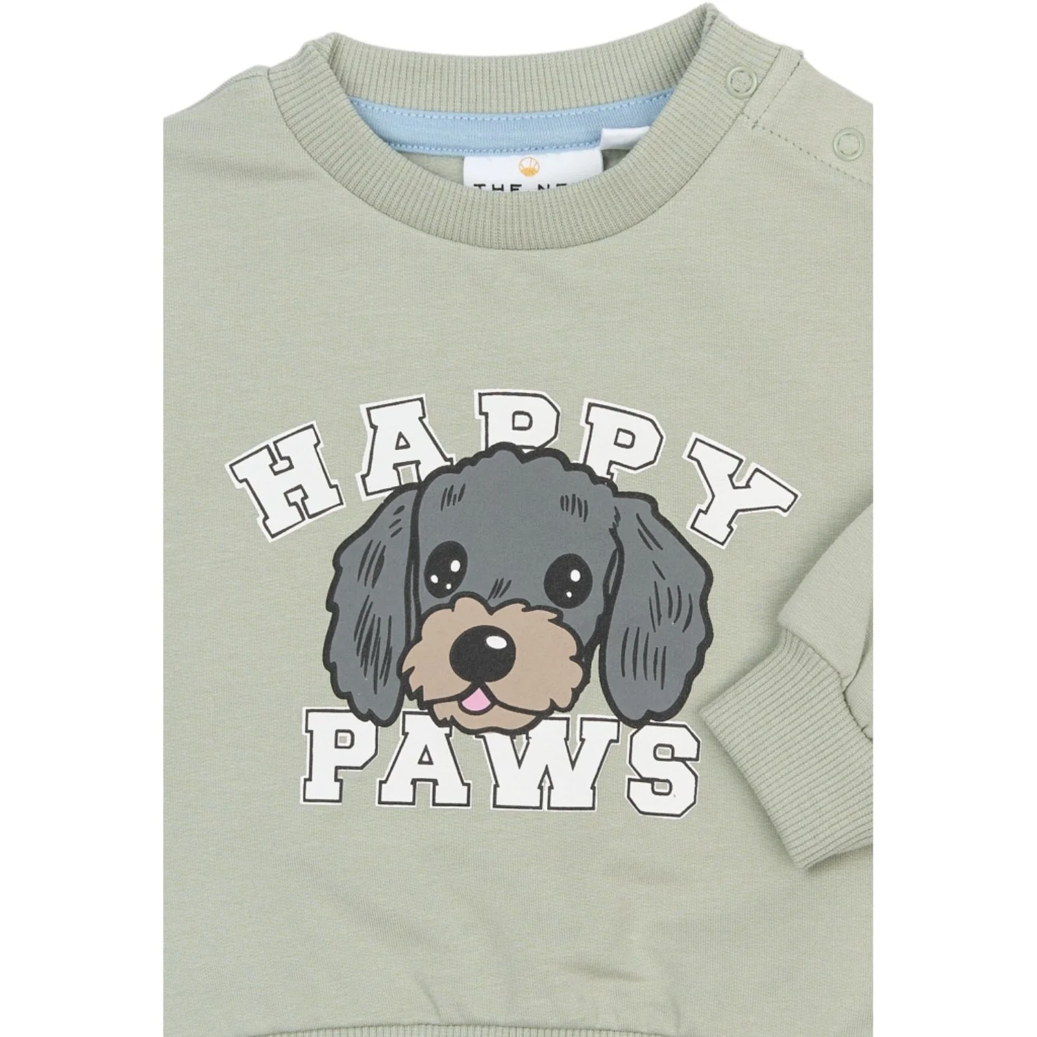THE NEW Siblings Aqua Gray Tnsbsacarias Sweatshirt - Image 3