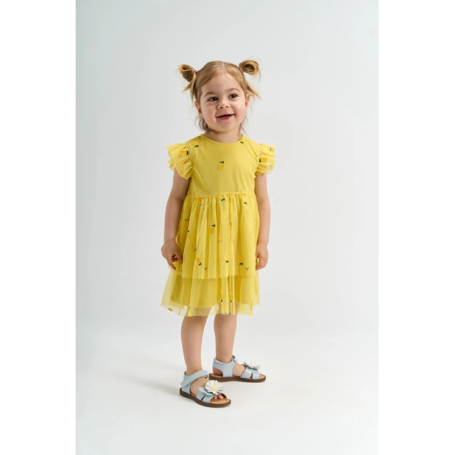 THE NEW Siblings Dusky Citron Emb Tnstsvea S_L Dress - Image 2
