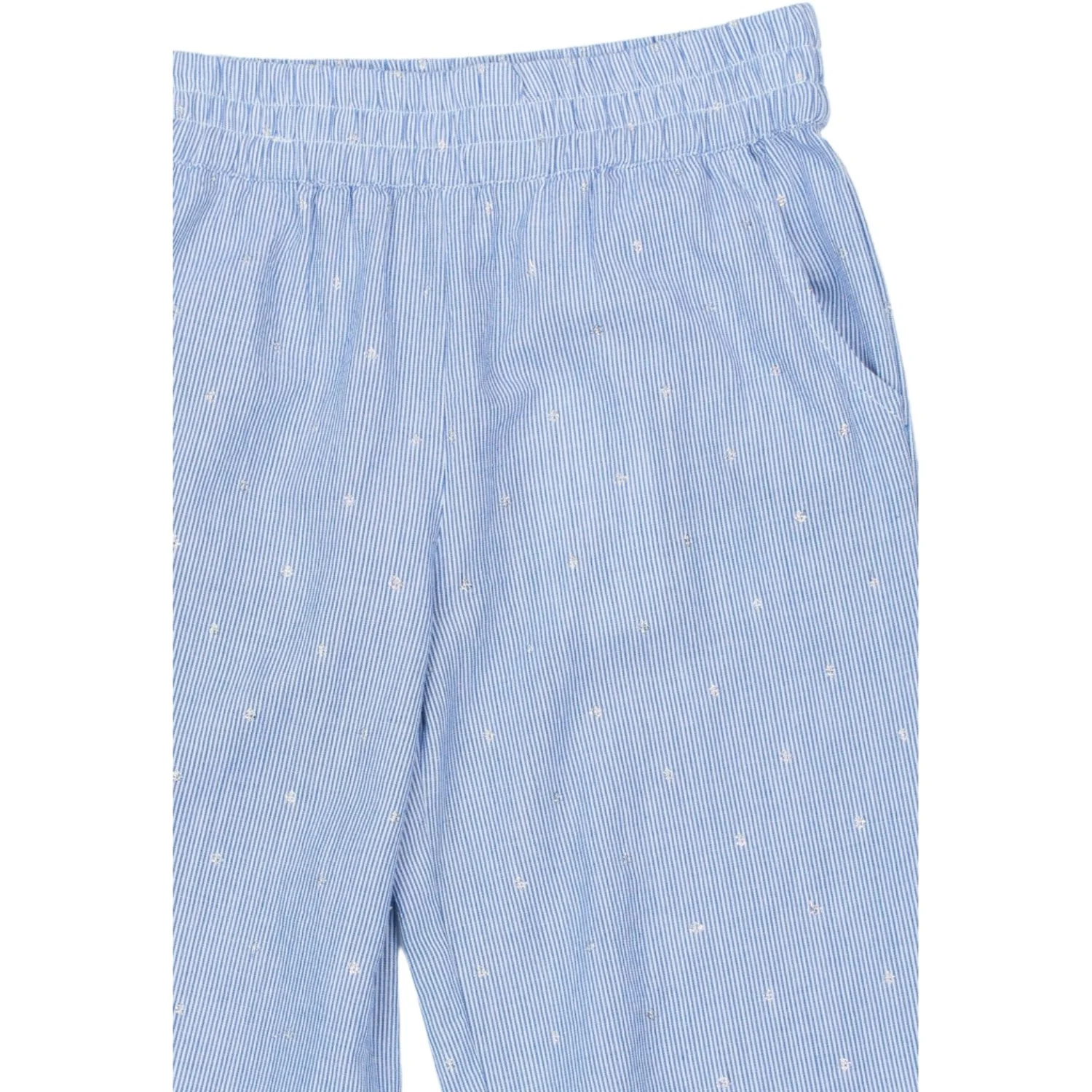 THE NEW Siblings Forever Blue Striped Tnstthea Loose Toddler Bukser - Image 2