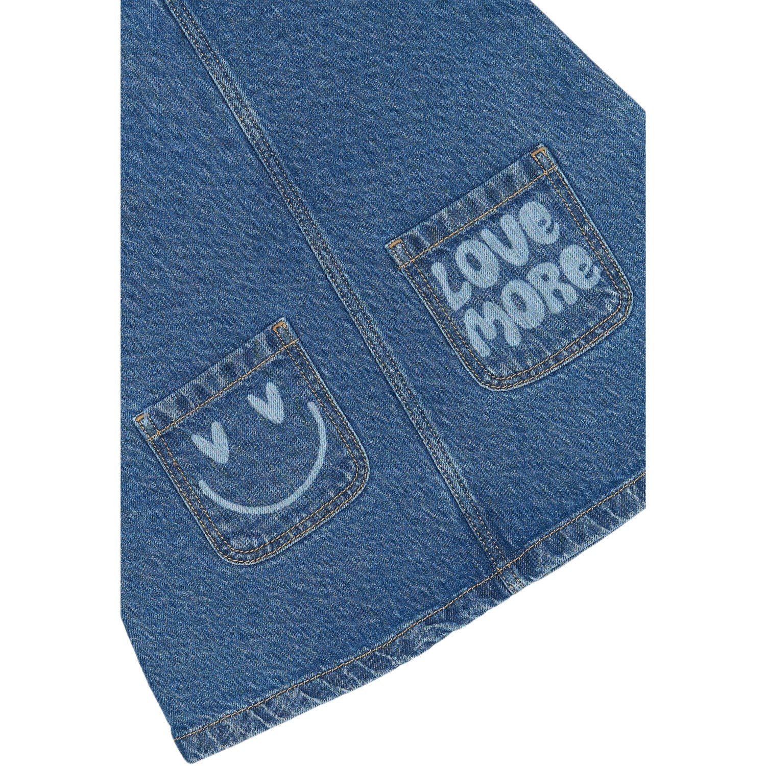 THE NEW Siblings Medium Blue Denim Pida S_L Denim Kjole - Image 2