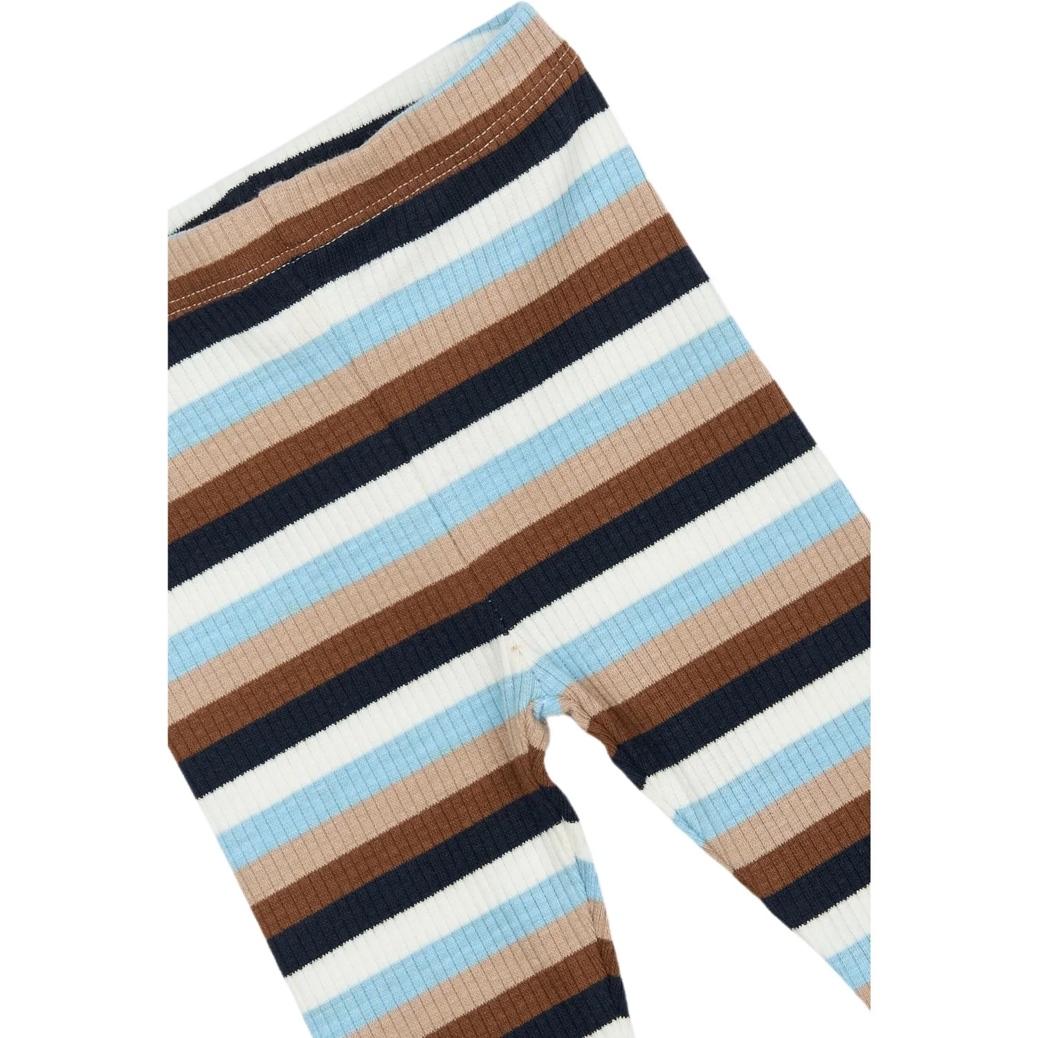 THE NEW Siblings Powder Blue Striped TNSBPark Rib Leggings - Image 4