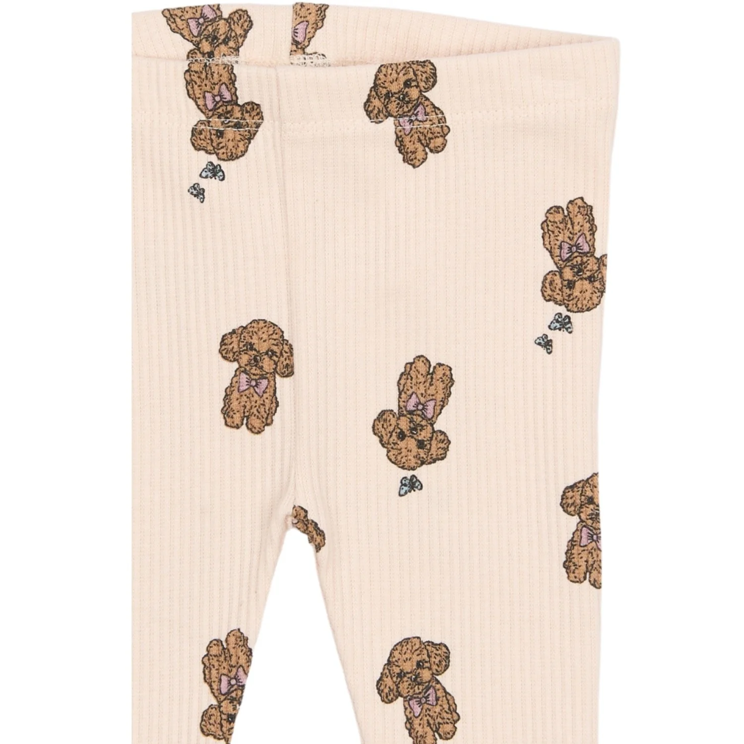 THE NEW Siblings Silver Peony Aop Tnsbsona Rib Leggings - Image 2