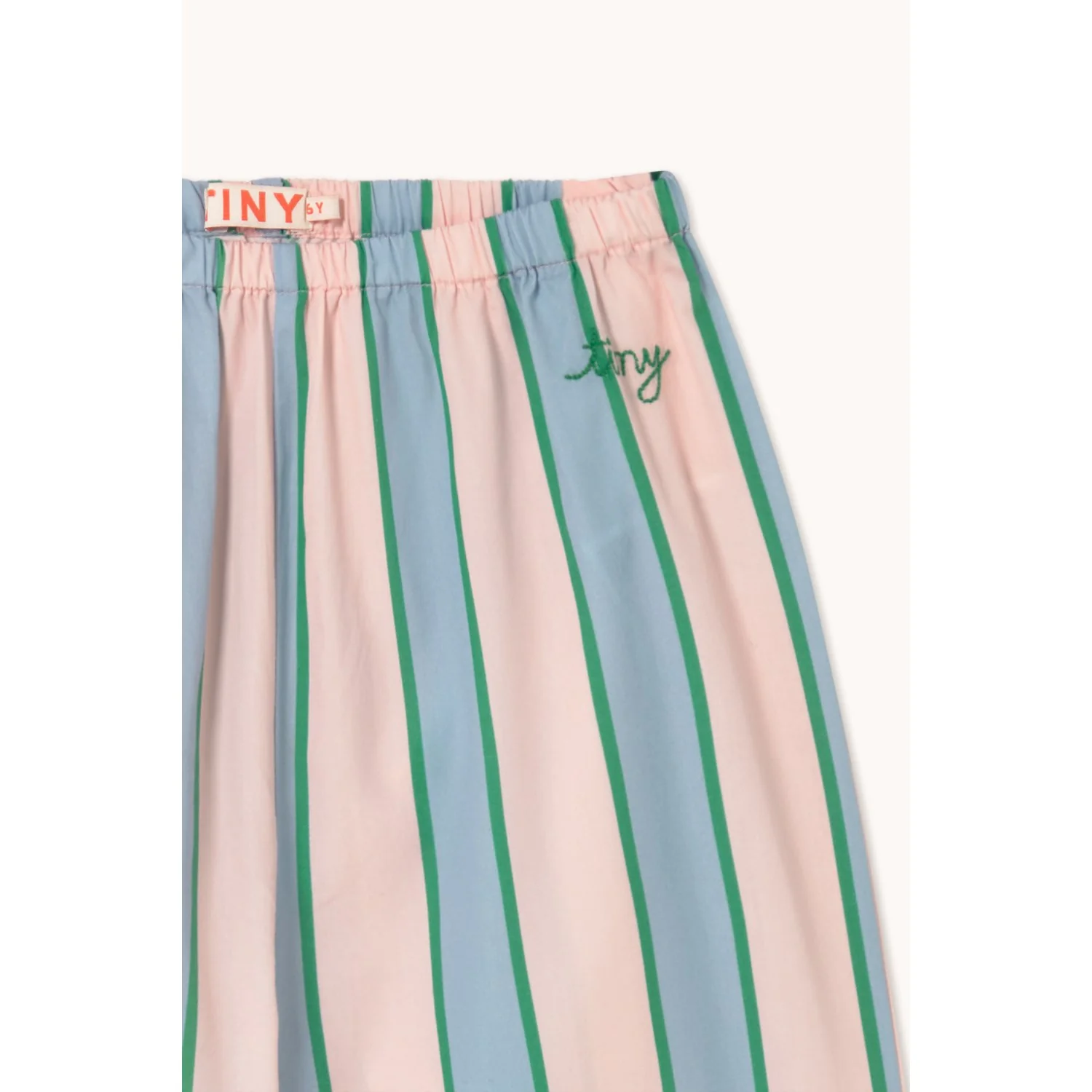 TinyCottons Pastel Pink Retro Stripes Bows Pant - Image 3