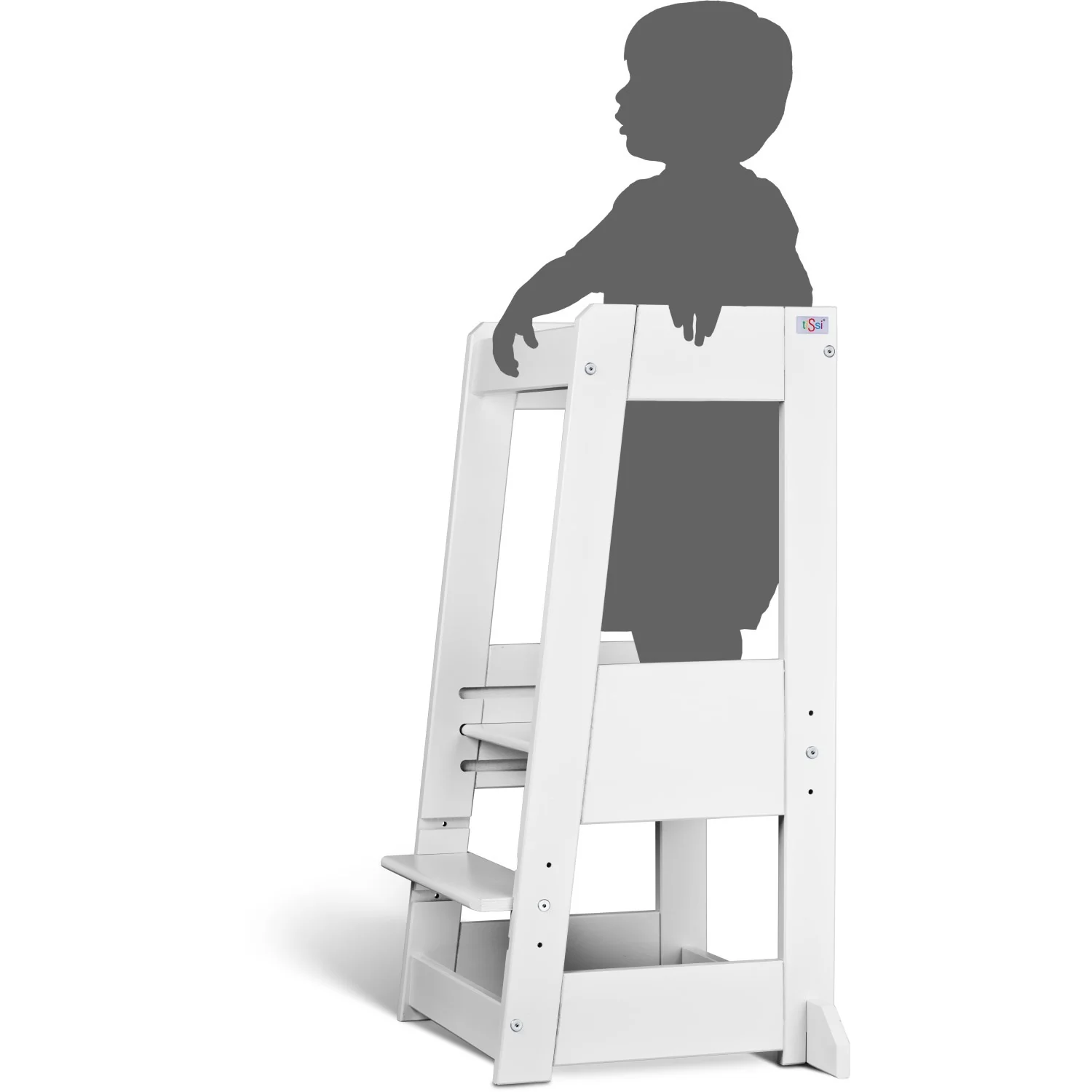 tiSsi® White Laquer Felix Læringstårn Massiv Bøg - Image 11